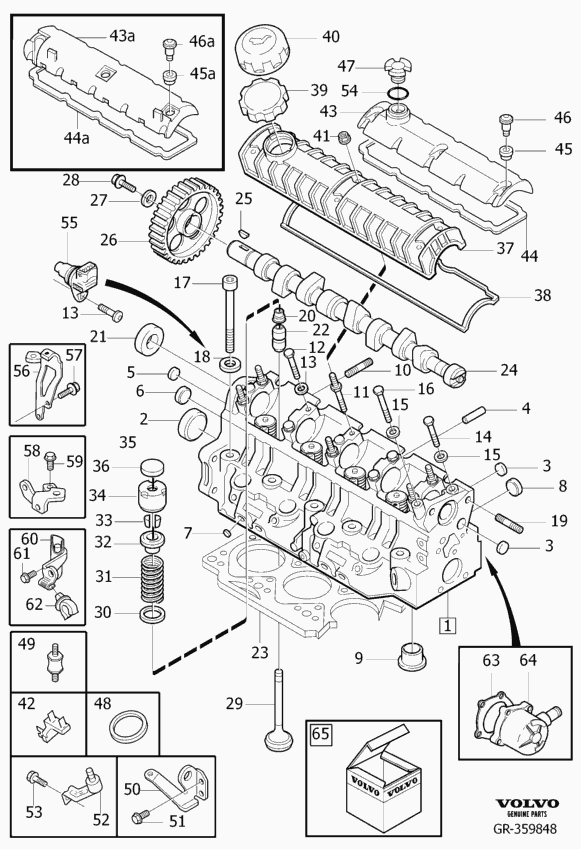 Volvo 30 638 662 - Mühür halqası, klapan sapı furqanavto.az