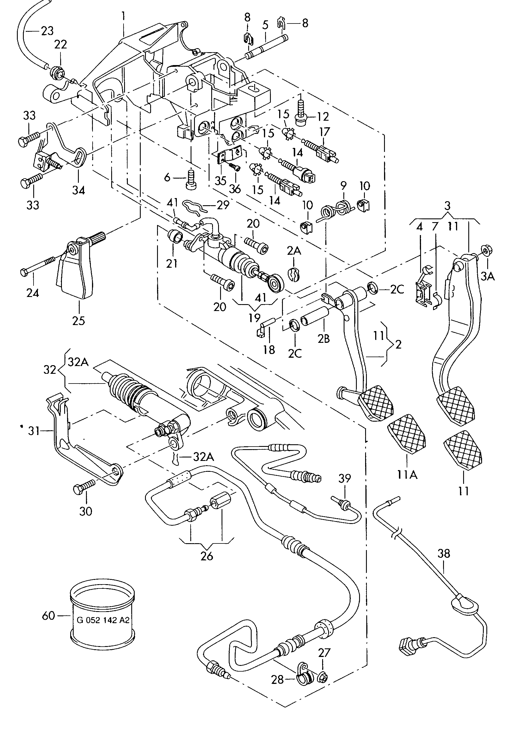 VAG 8E1 721 401 AG - Usta silindr, mufta furqanavto.az