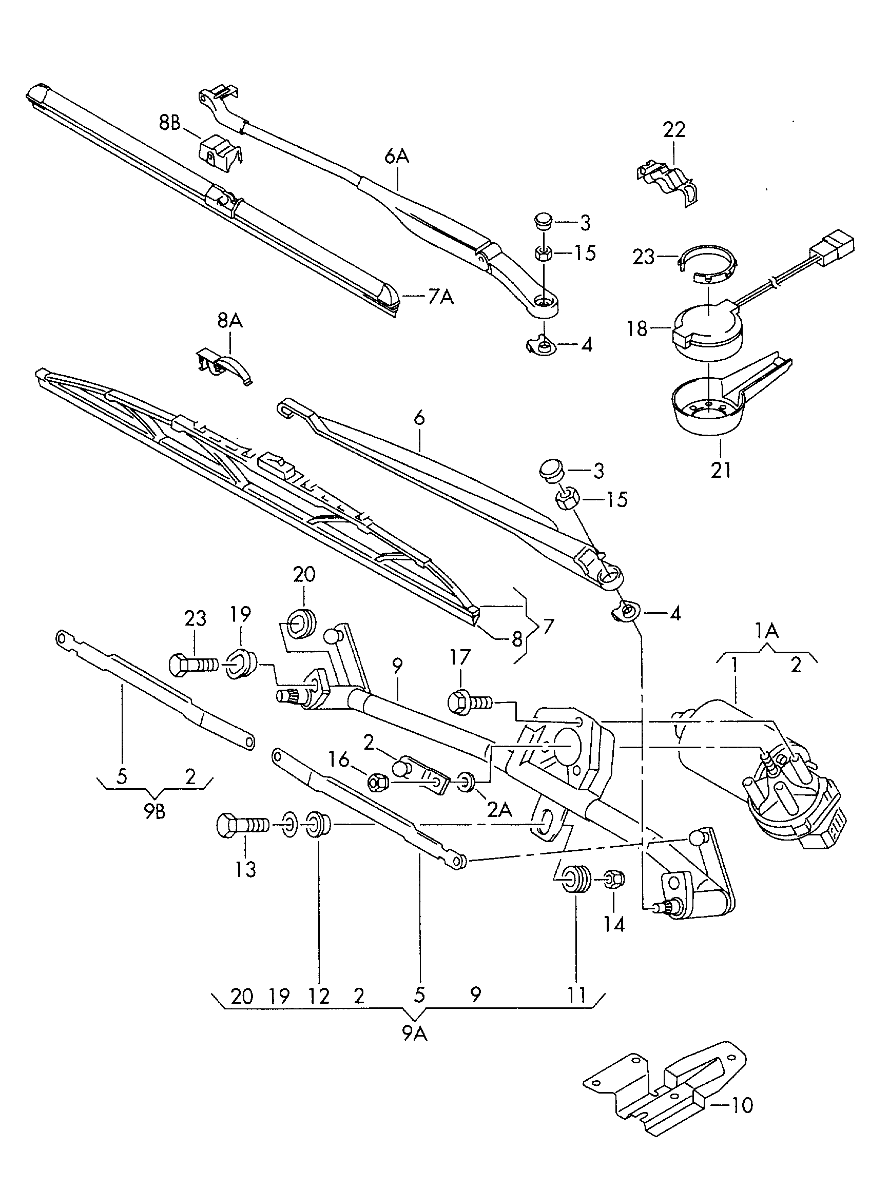 VAG 3A1955427 - Sülən Bıçağı furqanavto.az