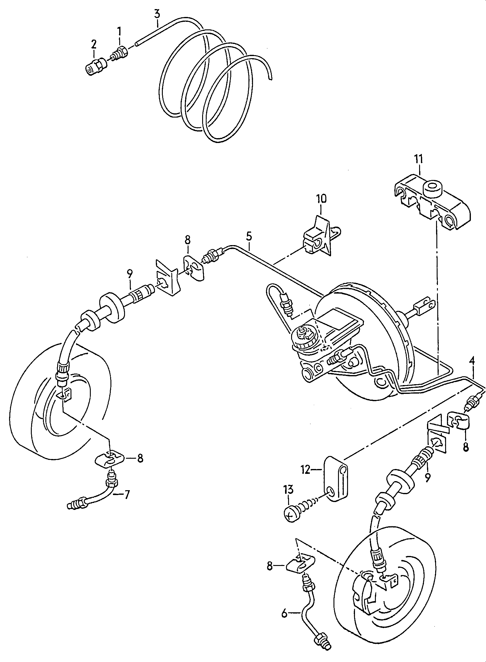 AUDI 701 611 701 - Əyləc şlanqı furqanavto.az