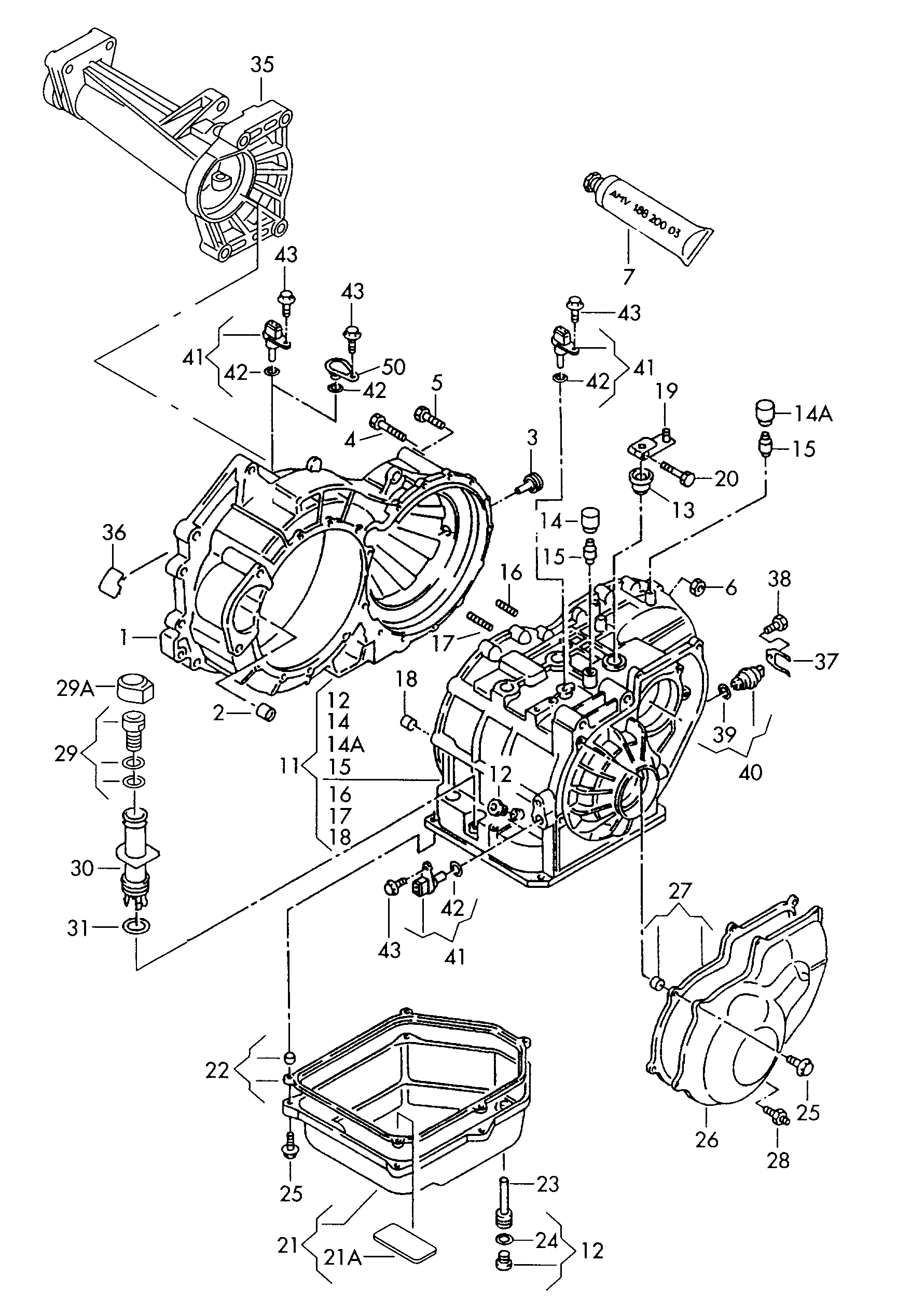 VAG 003321419B - Möhür, yağ nasosu furqanavto.az