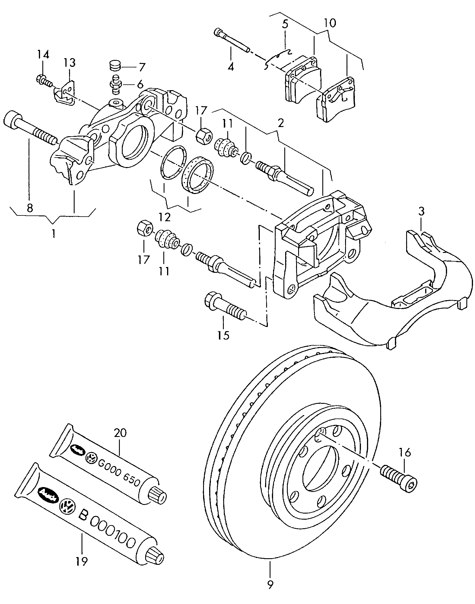 VW 701615301D - Əyləc Diski furqanavto.az