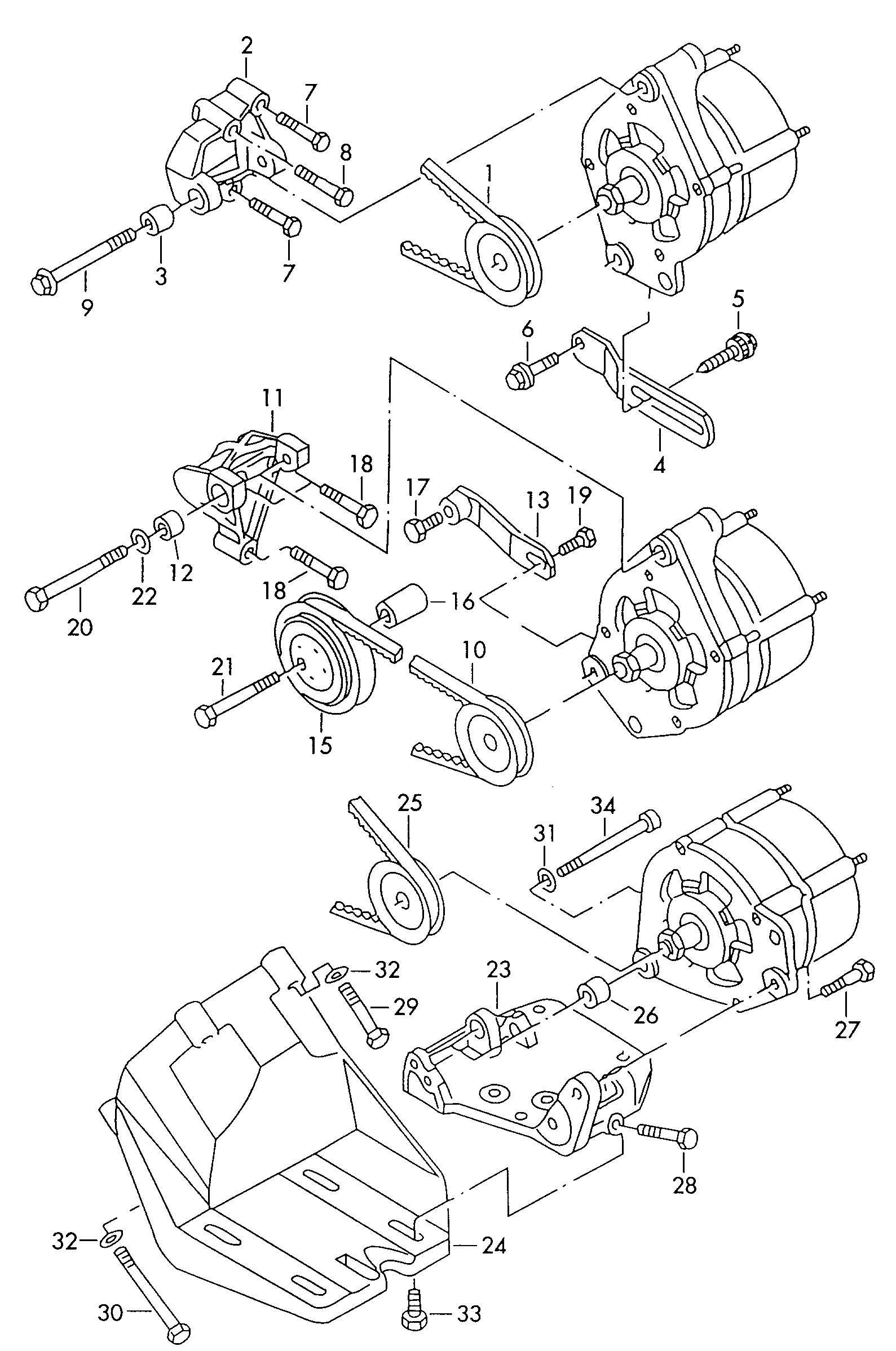 AUDI 074 903 137 AN - V-kəmər furqanavto.az