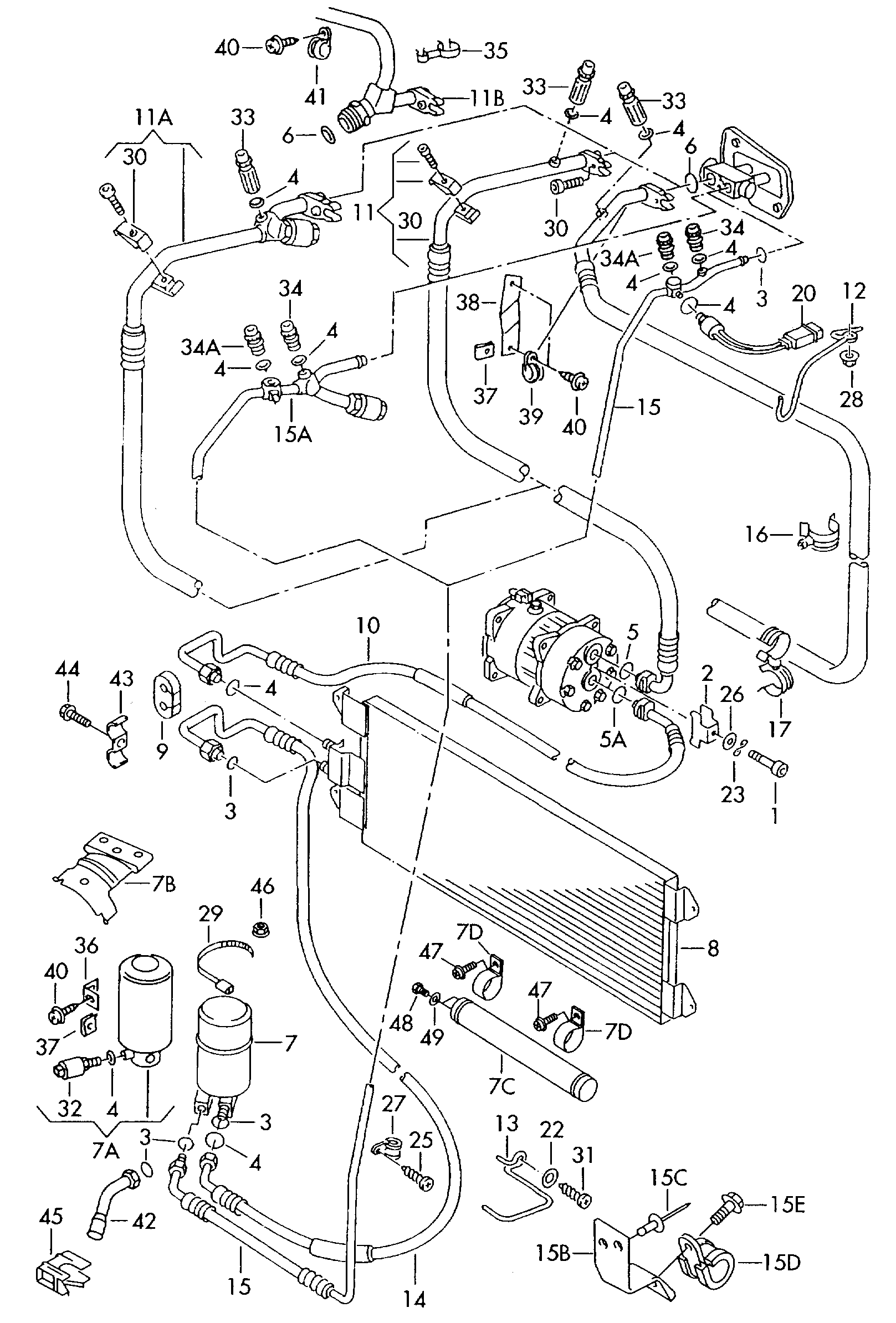 VAG 701-820-749G - Mühür, soyuducu borusu furqanavto.az