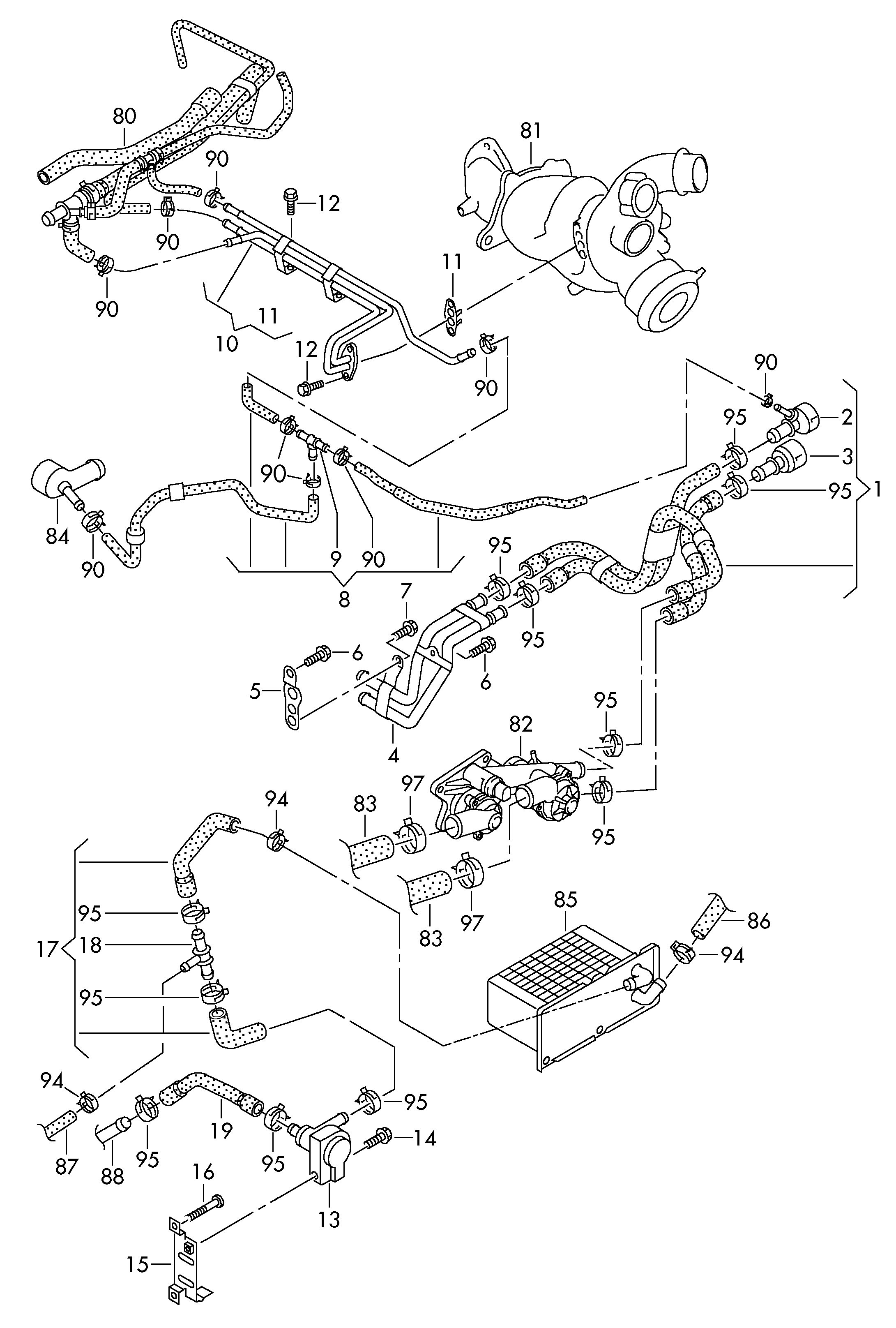 Seat 1K0 965 561 L - Əlavə su nasosu furqanavto.az