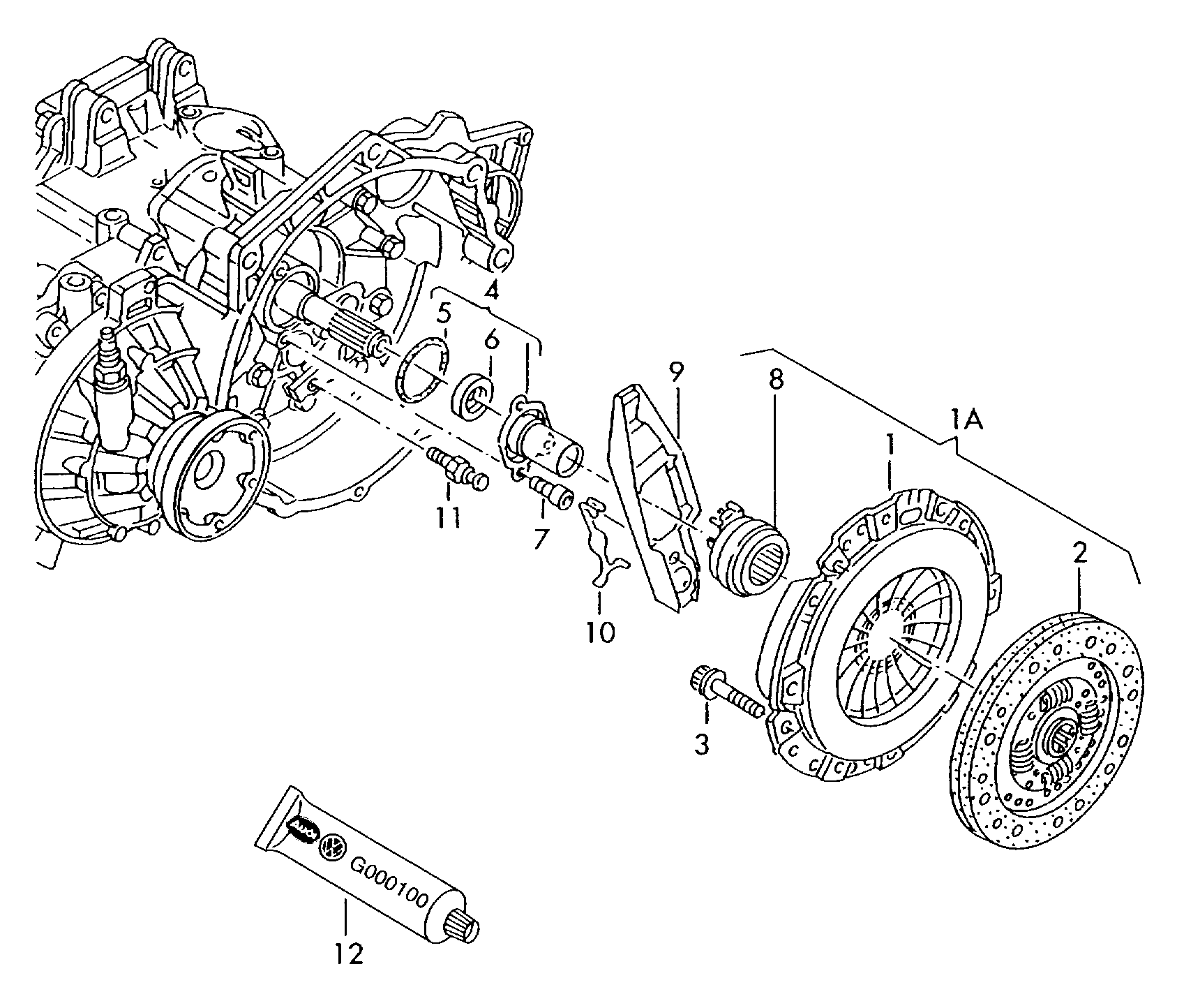 VAG 021 198 141AX - Debriyaj dəsti furqanavto.az