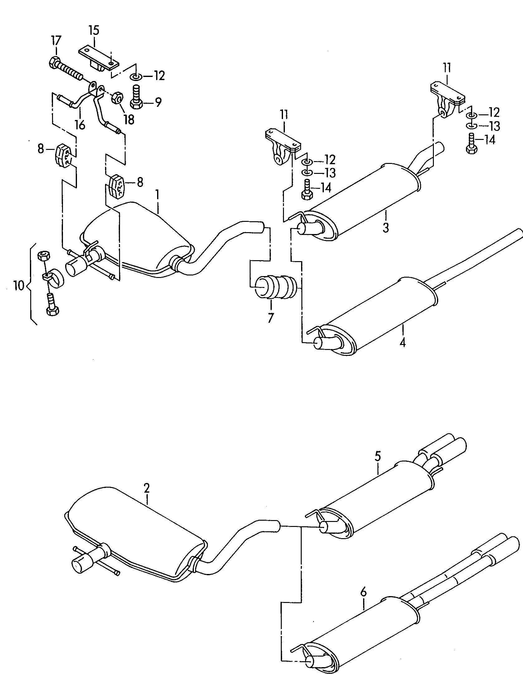 VAG 1H0 253 409 C - Orta Səsboğucu furqanavto.az