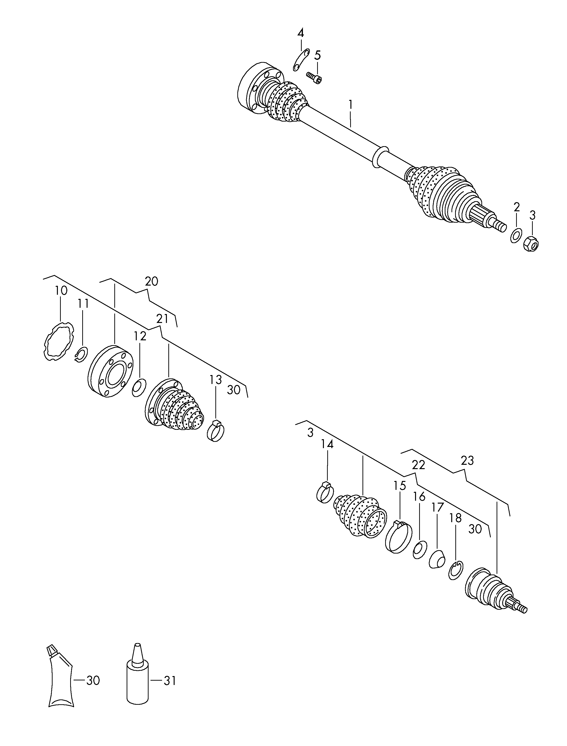 VAG 191 498 201D - Körük, sürücü val furqanavto.az