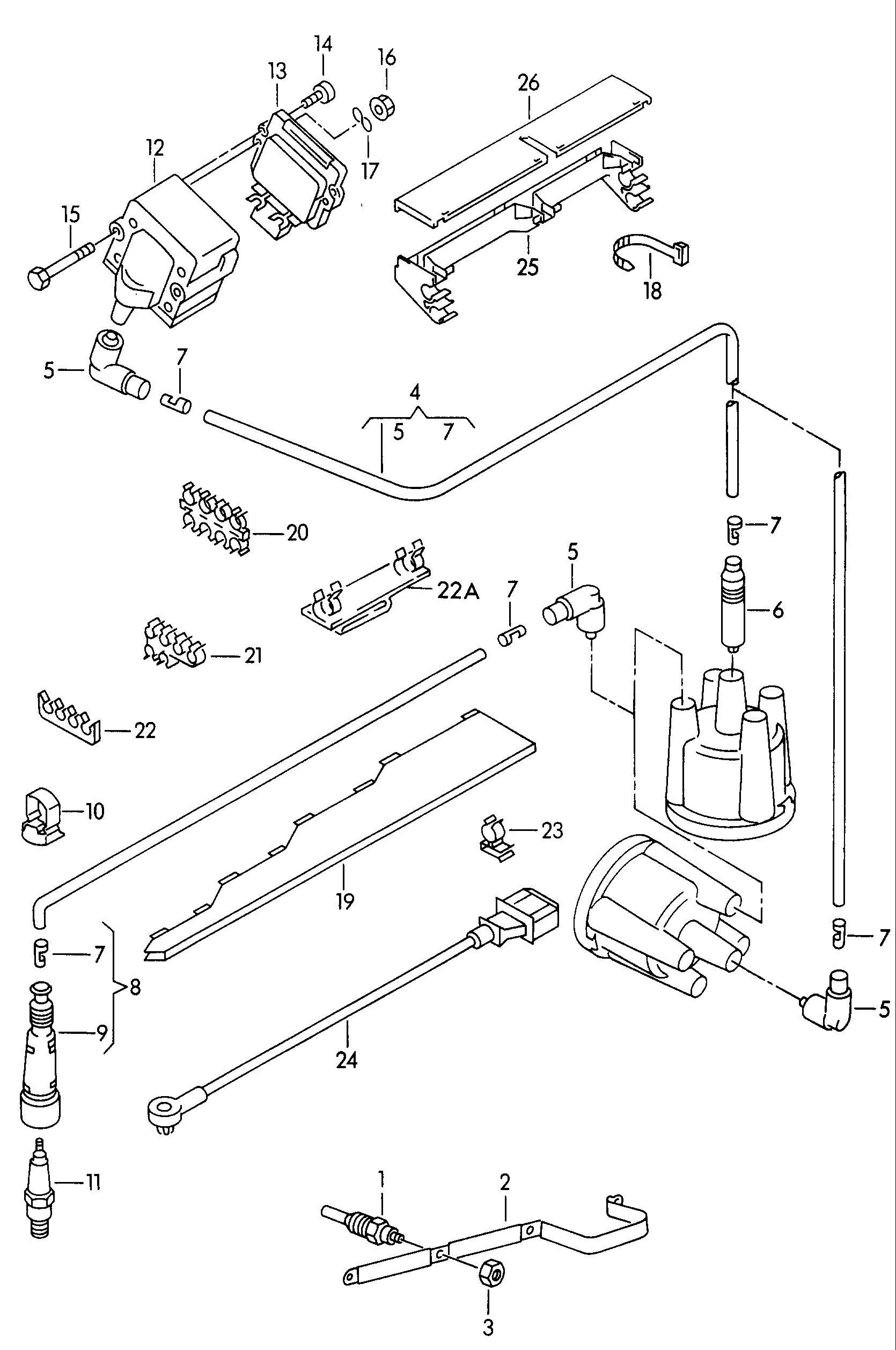 AUDI 036 035 281 A - Fiş, şam furqanavto.az