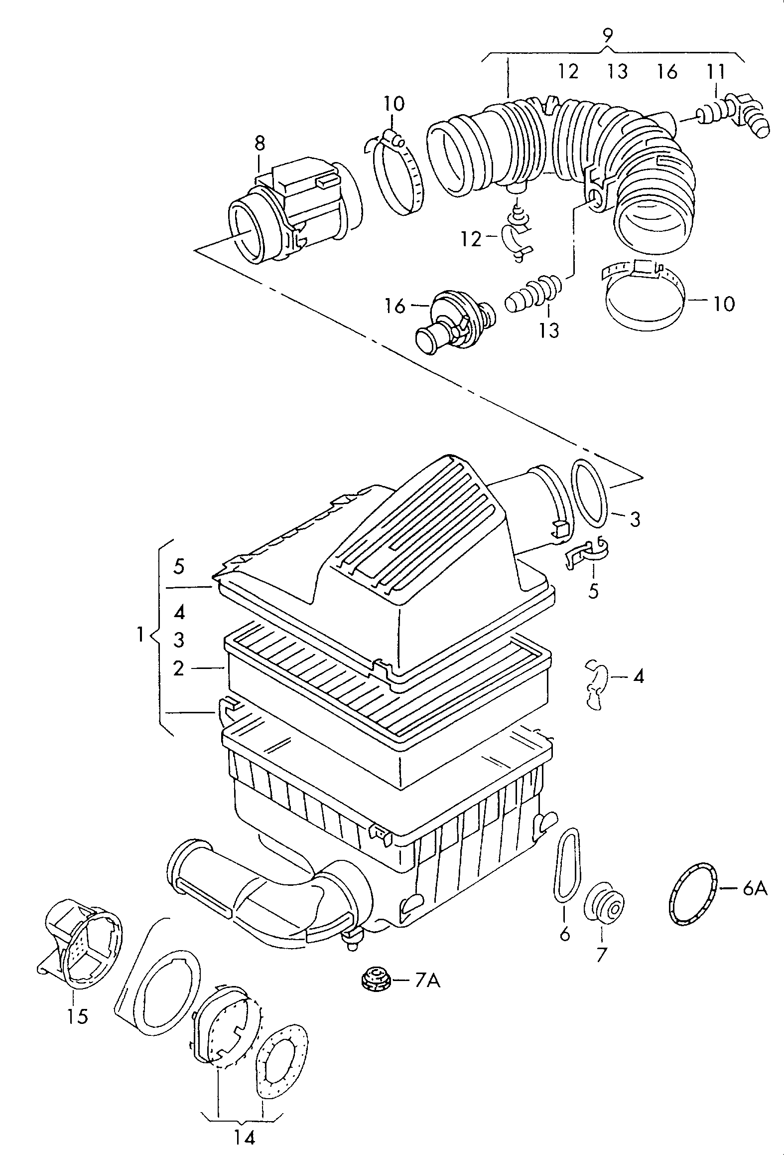 VAG 021 906 462A - Hava Kütləsi Sensoru furqanavto.az