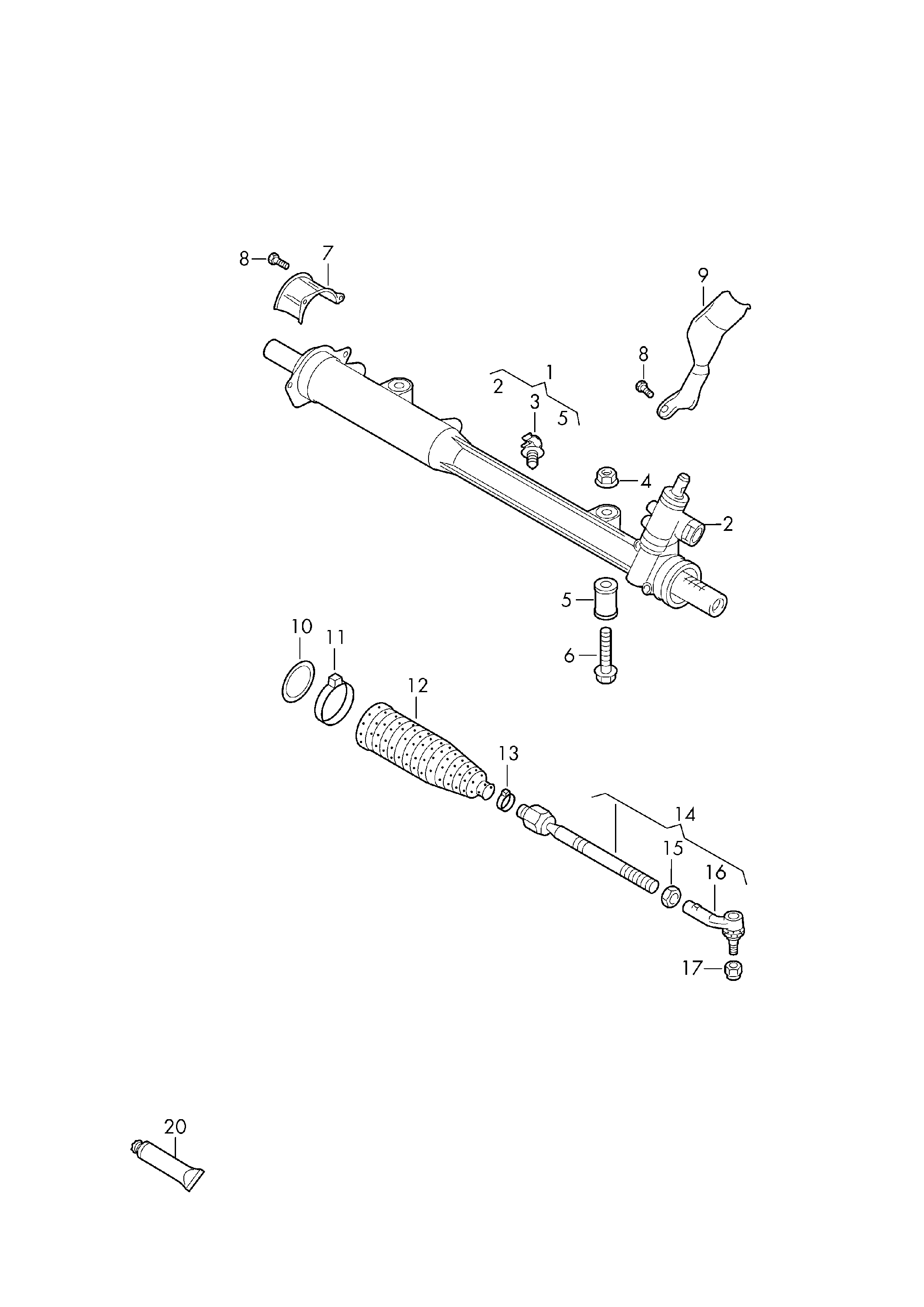 VAG 7L6422063C - Sükan qurğusu furqanavto.az