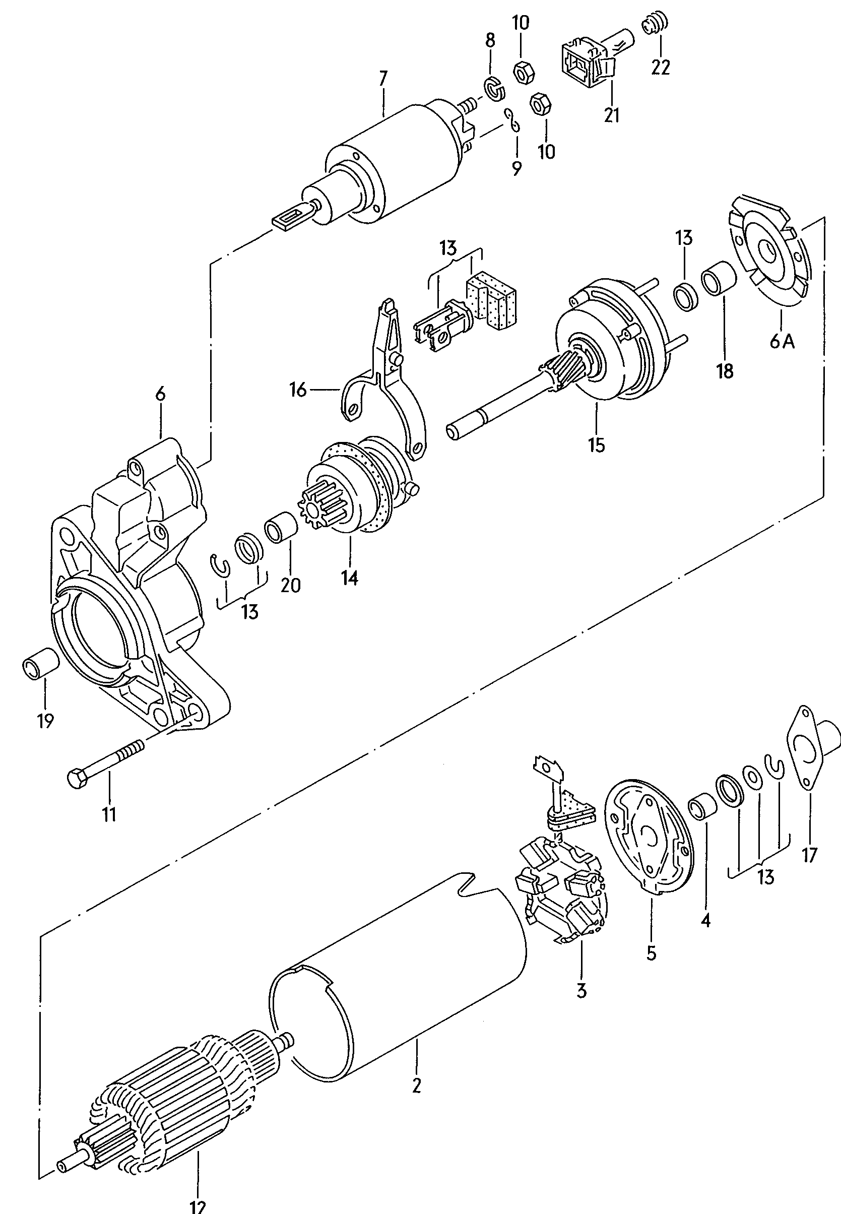 AUDI 02A 911 024 E - Pinion, başlanğıc furqanavto.az