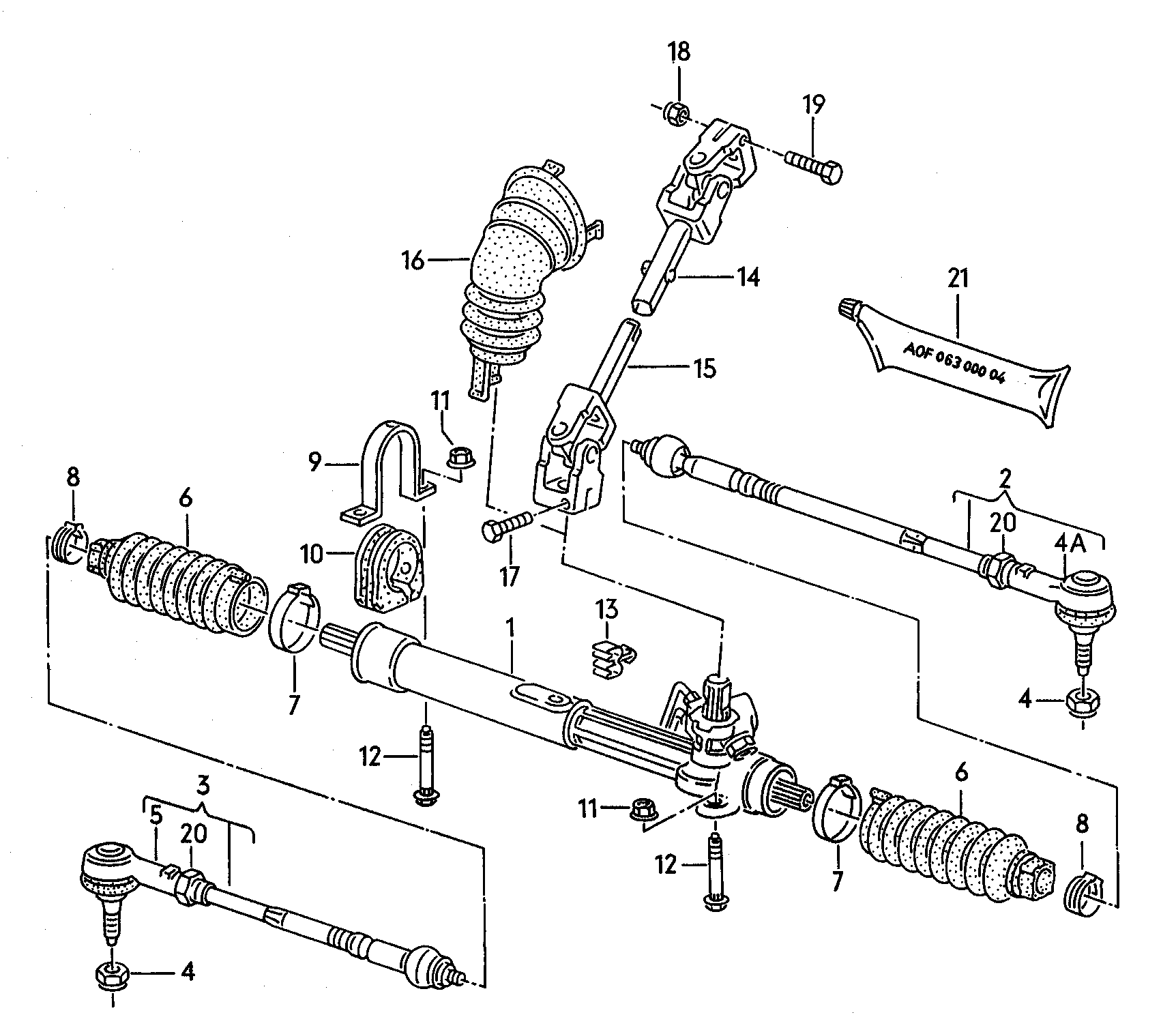 VAG 357 422 061J - Sükan qurğusu furqanavto.az