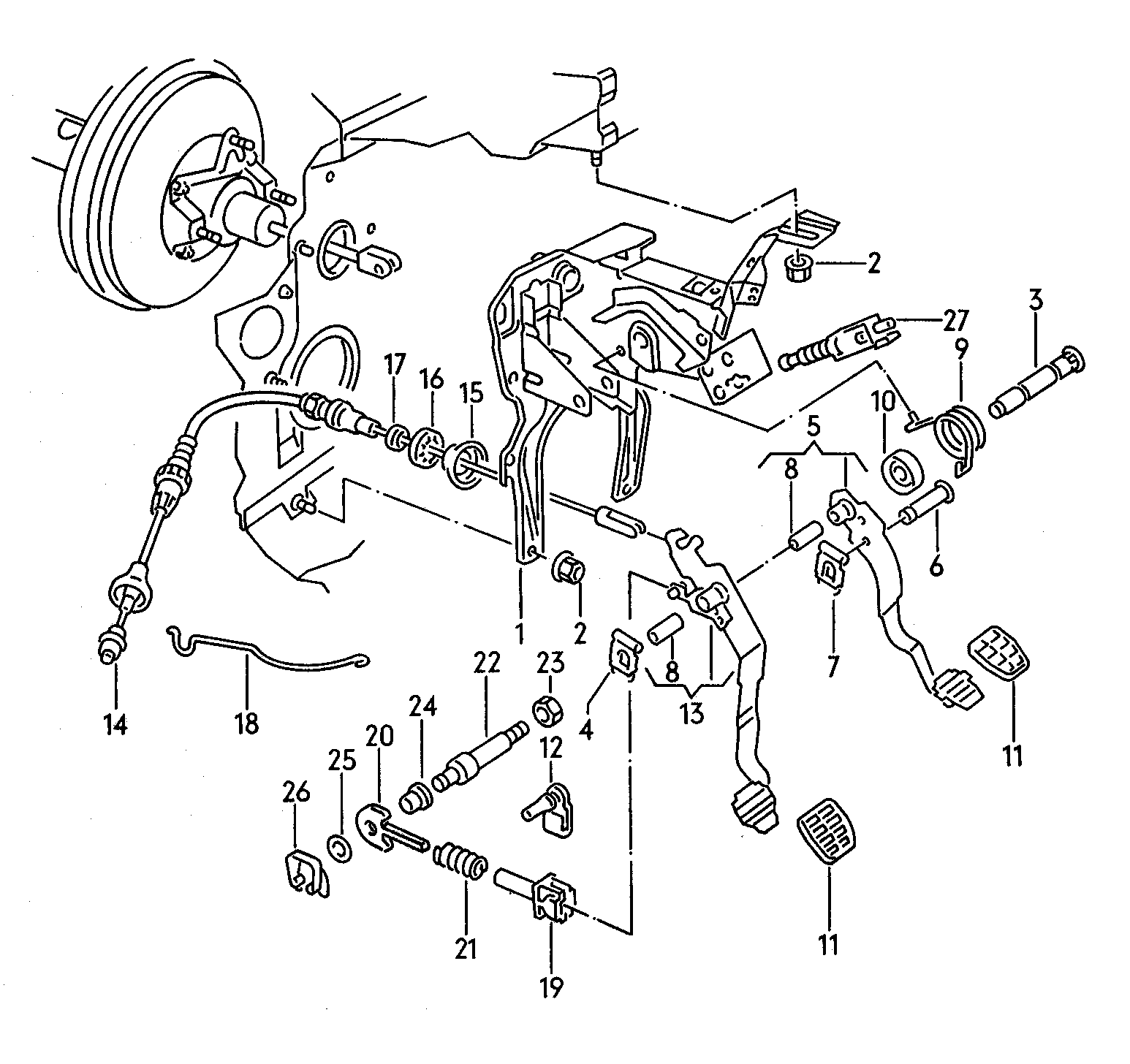 VAG 357 721 335 E - Debriyaj kabeli furqanavto.az