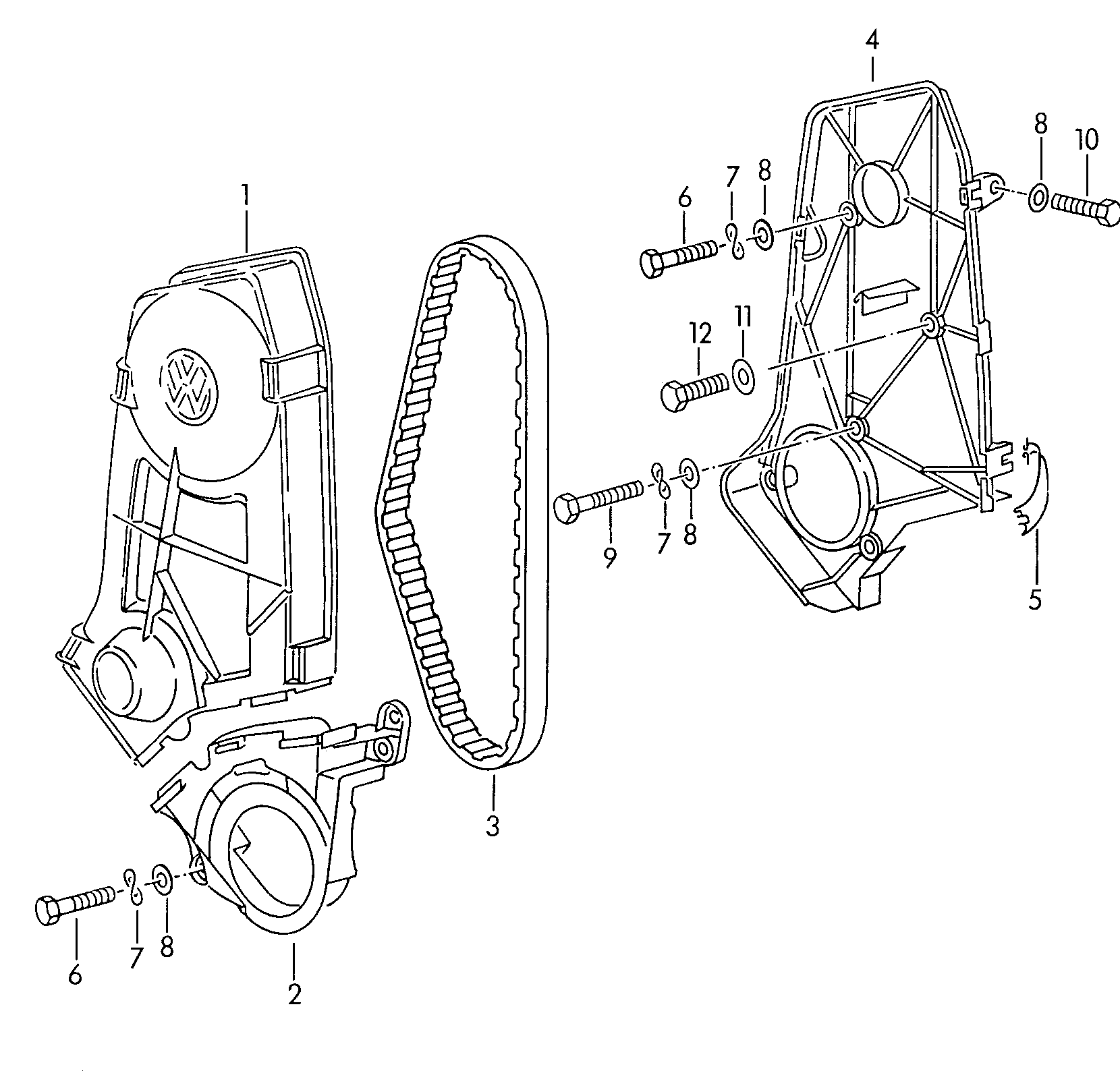 AUDI 030109119A - Vaxt kəməri furqanavto.az