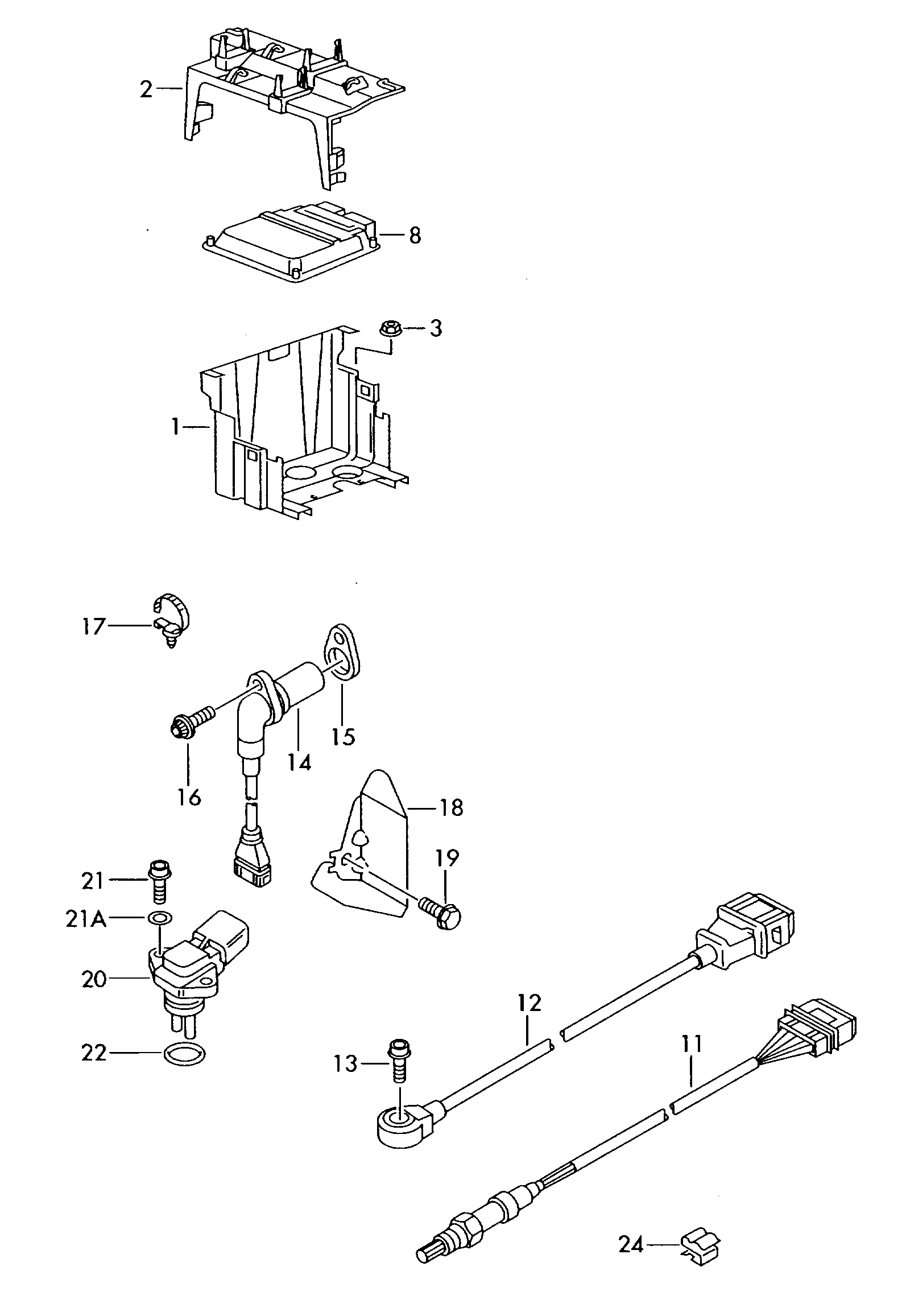 VW 036 906 433 E - Sensor, krank mili nəbzi furqanavto.az