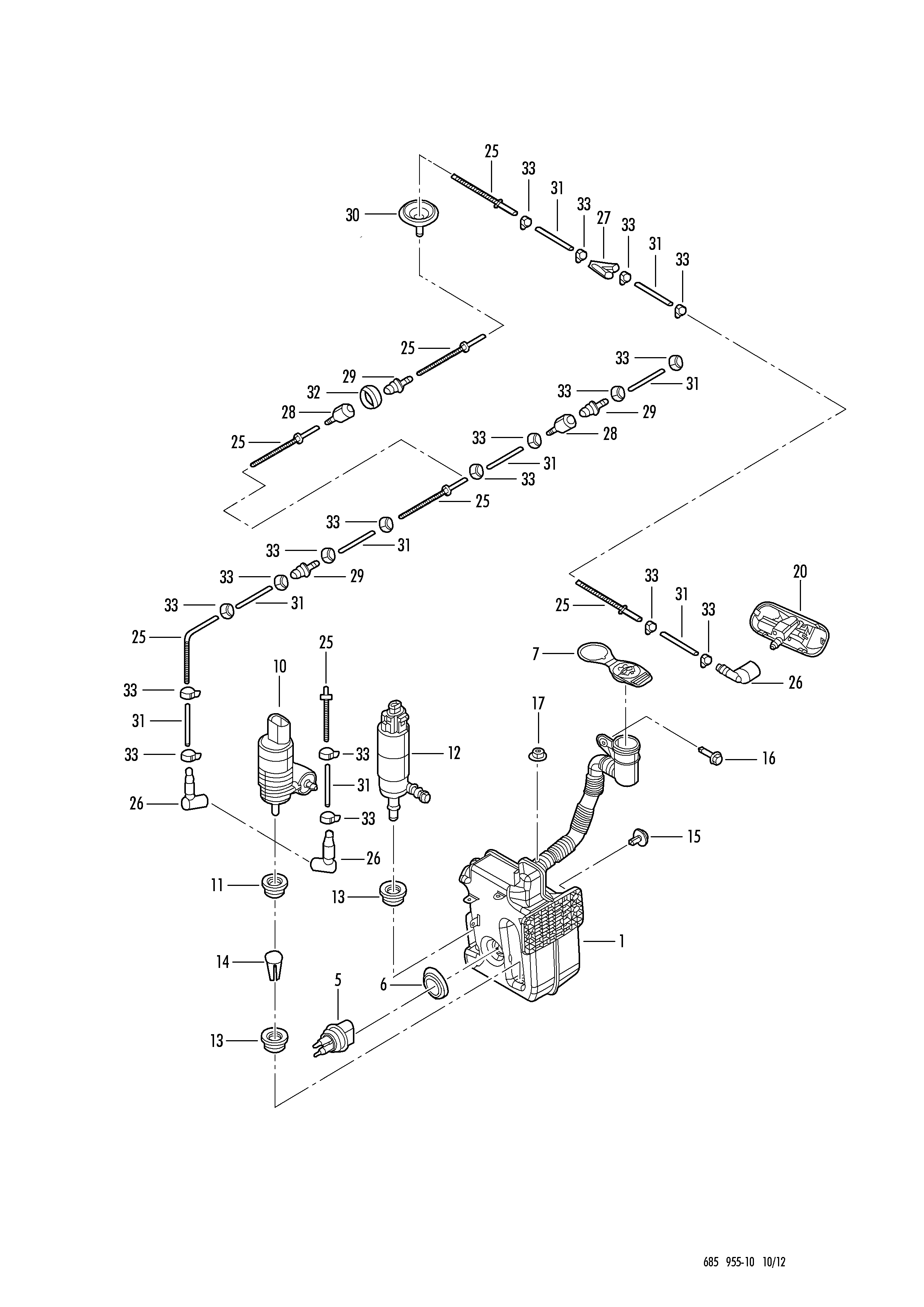 Seat 3B7 955 681 - Su nasosu, faraların təmizlənməsi furqanavto.az