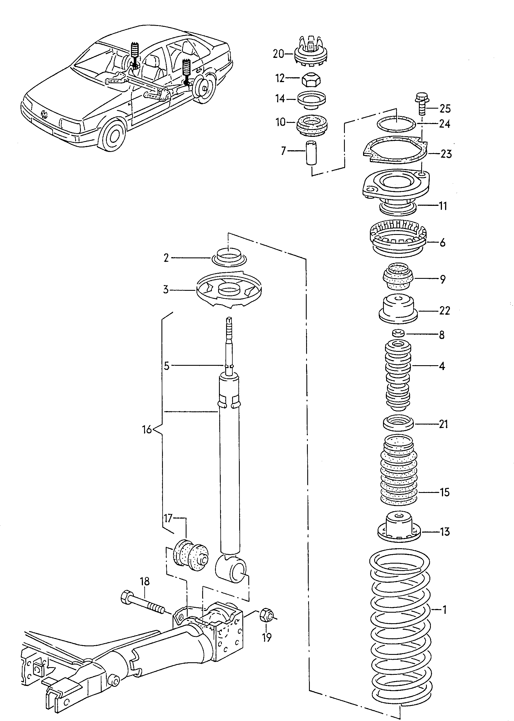 VAG 333513425 - Qoruyucu qapaq / Körük, amortizator furqanavto.az