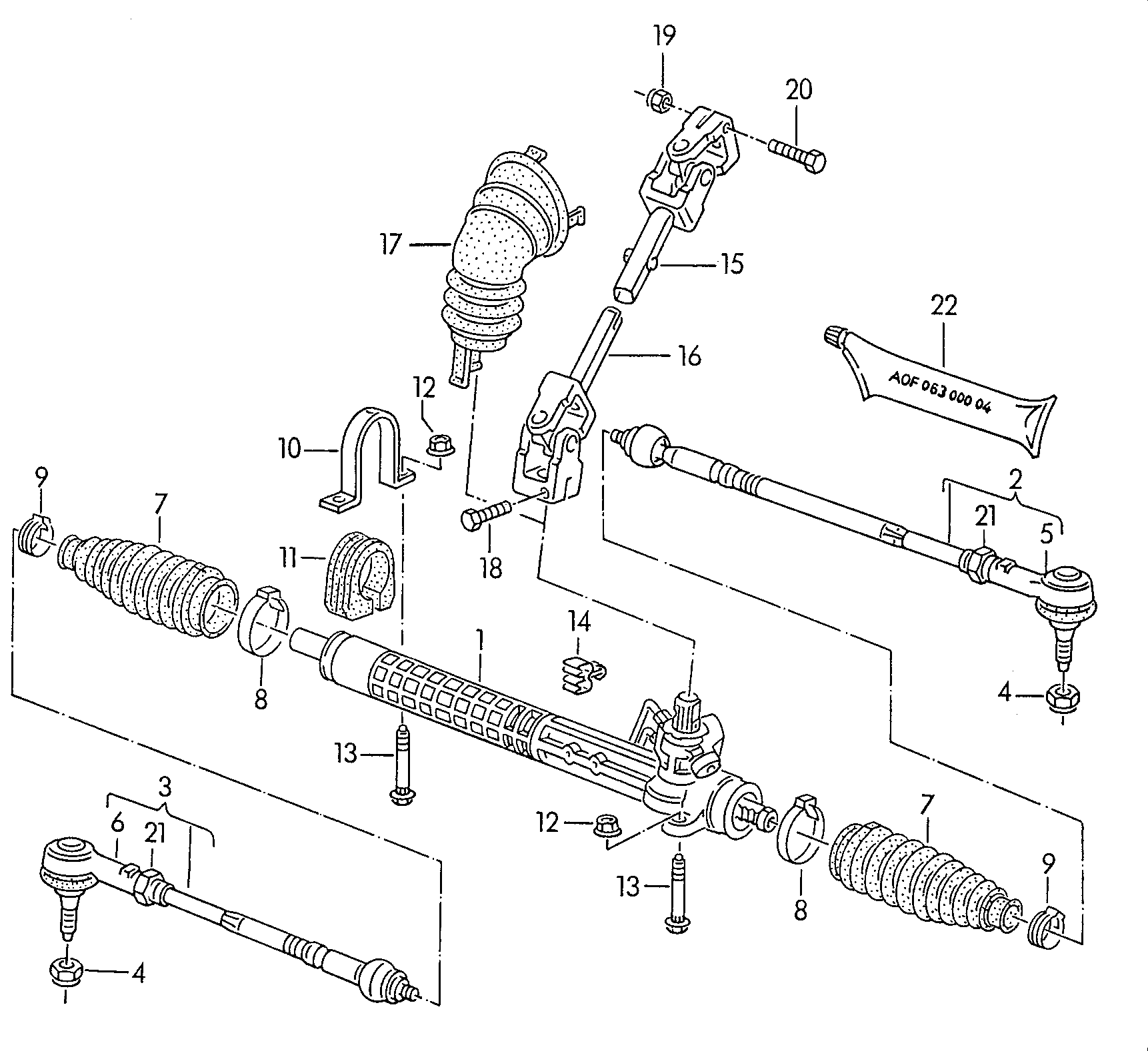 OM 357422061FX - Sükan qurğusu furqanavto.az