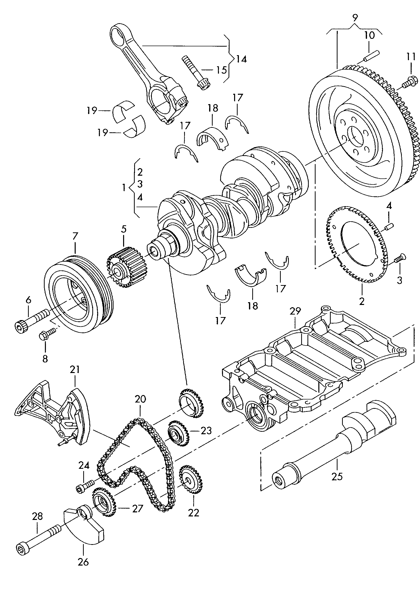 AUDI 045 103 333 - Ötürücü, balans mili furqanavto.az