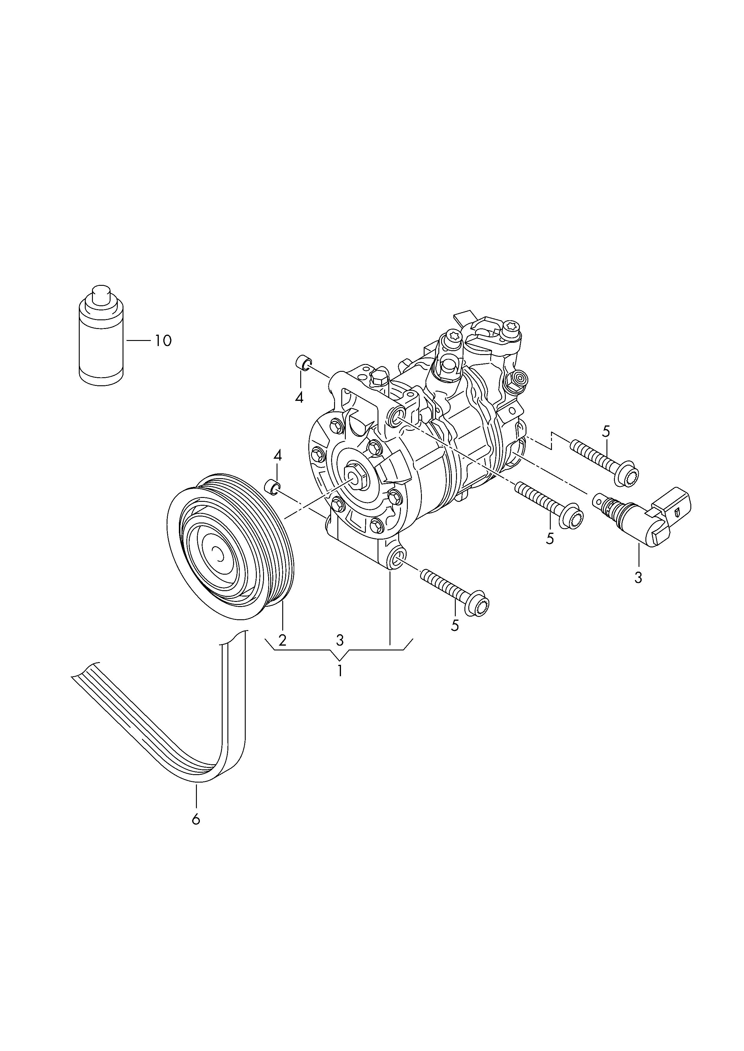 AUDI 5K0 820 803 - Kompressor, kondisioner furqanavto.az