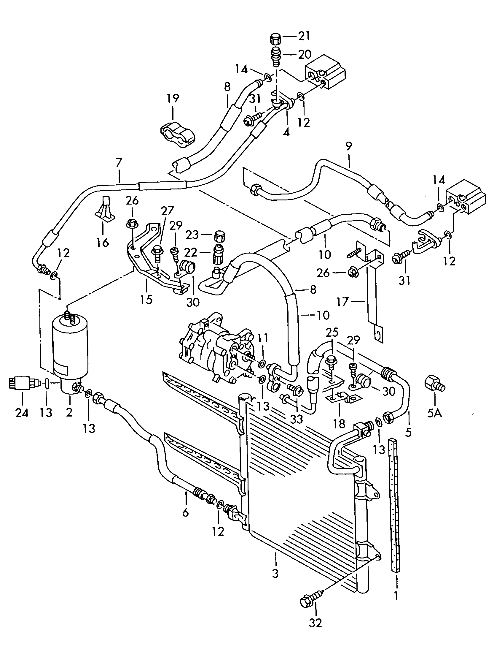 OM 6N0820413B - Kondenser, kondisioner furqanavto.az