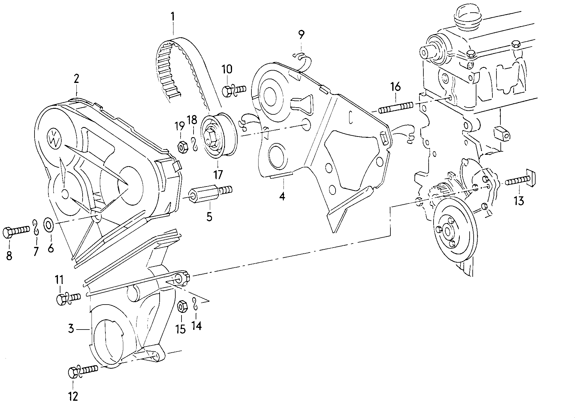 AUDI 068 109 119 E - Vaxt kəməri furqanavto.az