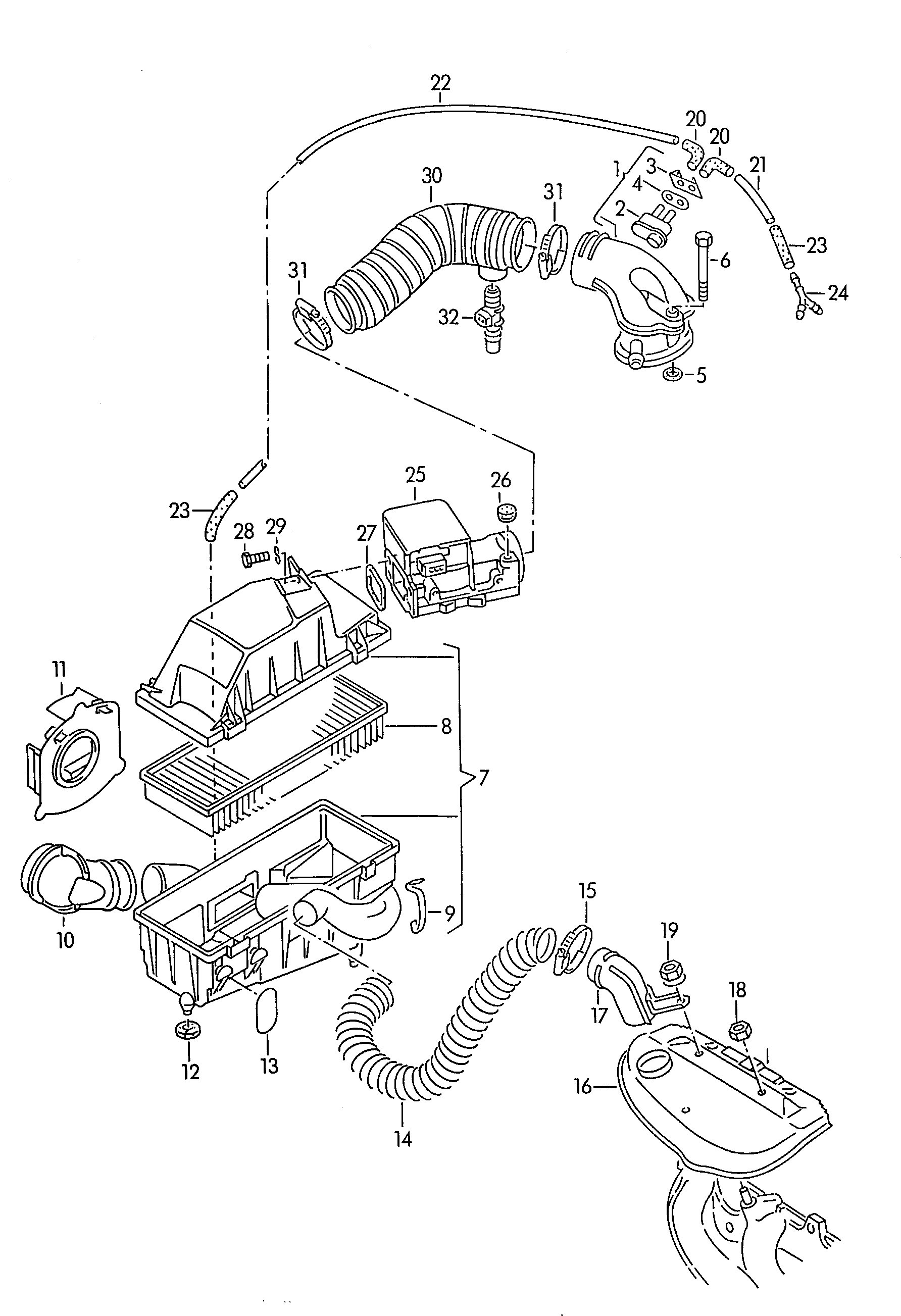 VW 113 129 620 - Hava filtri furqanavto.az