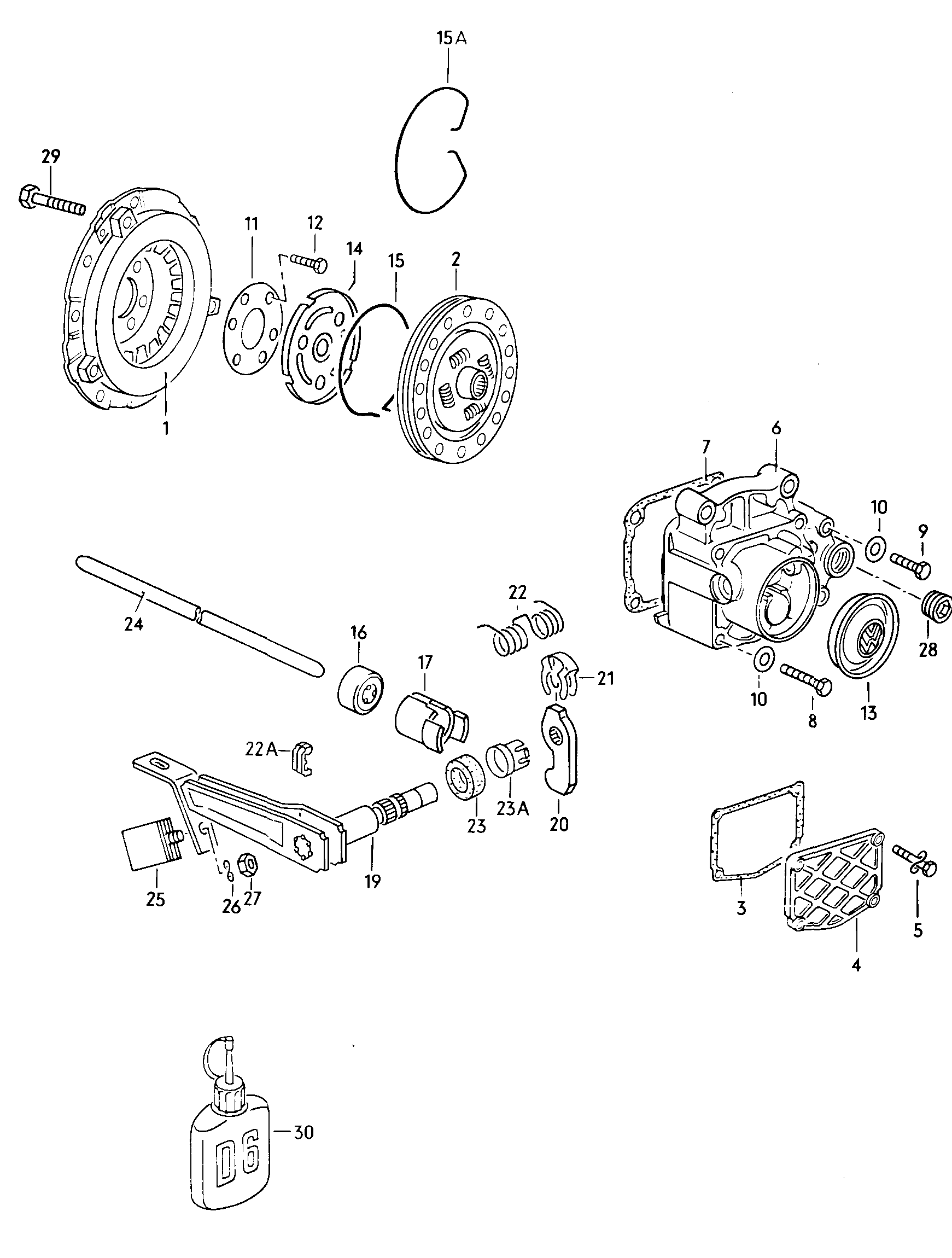 Skoda 055 141 033 AX - Clutch plate furqanavto.az