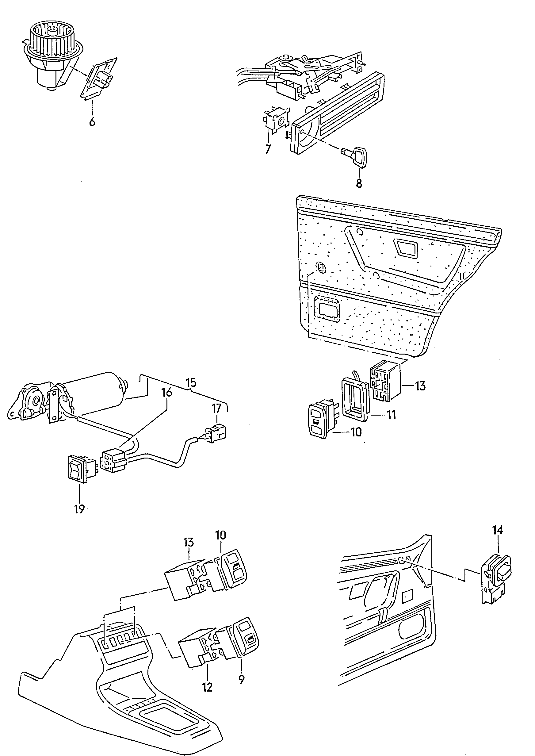 VAG 191 959 263 C - Rezistor, daxili üfleyici furqanavto.az