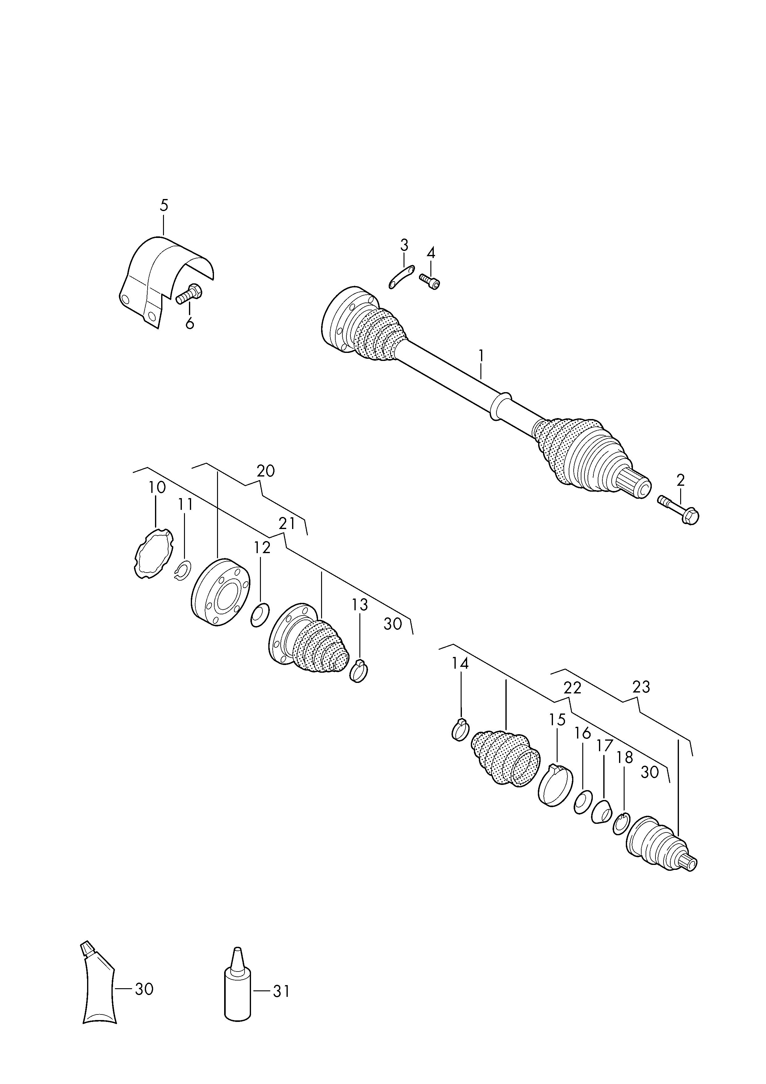 Seat 1K0 407 271 BK - Sürücü mili furqanavto.az