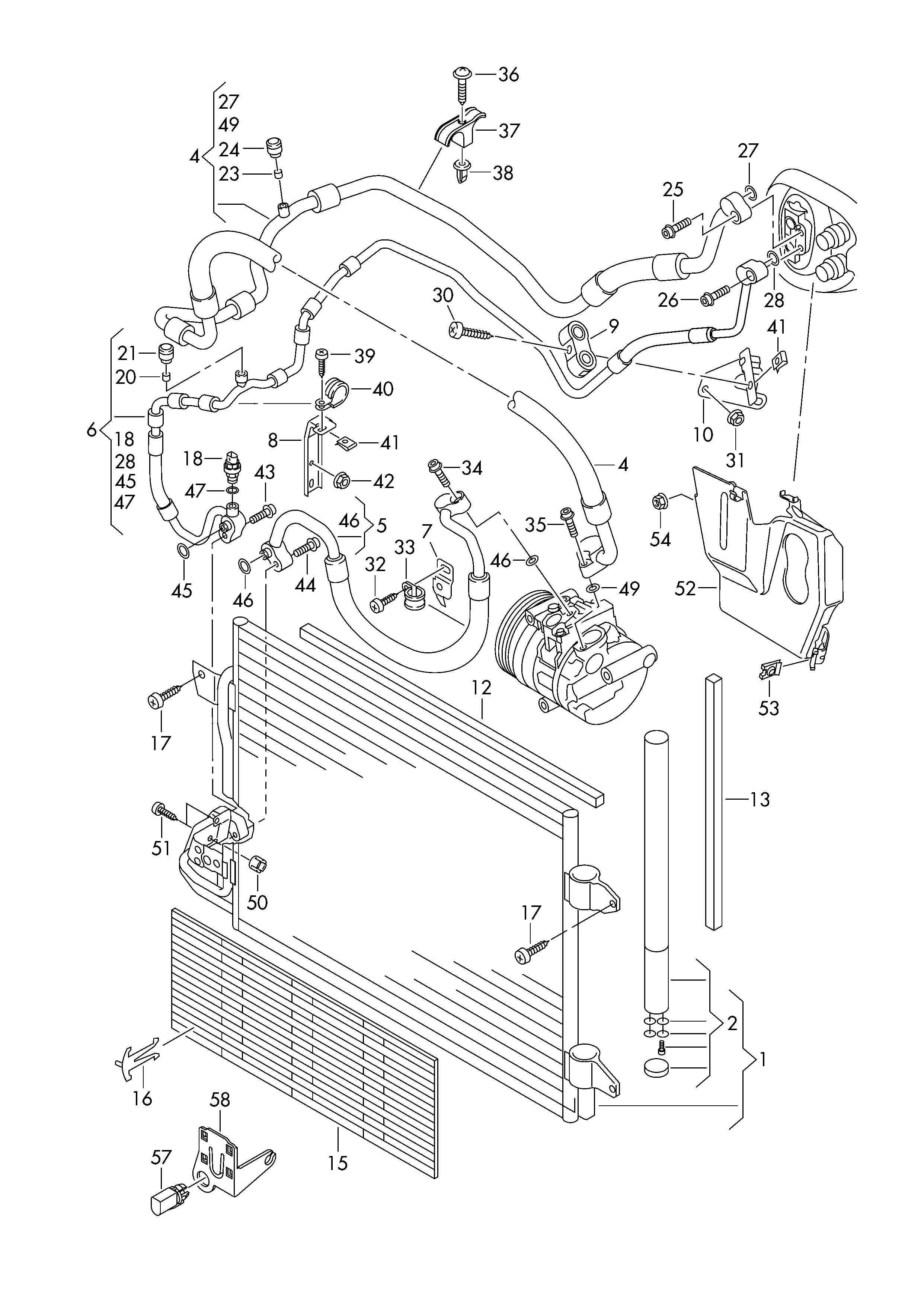 VW 5K0959126 - Təzyiq açarı, kondisioner furqanavto.az