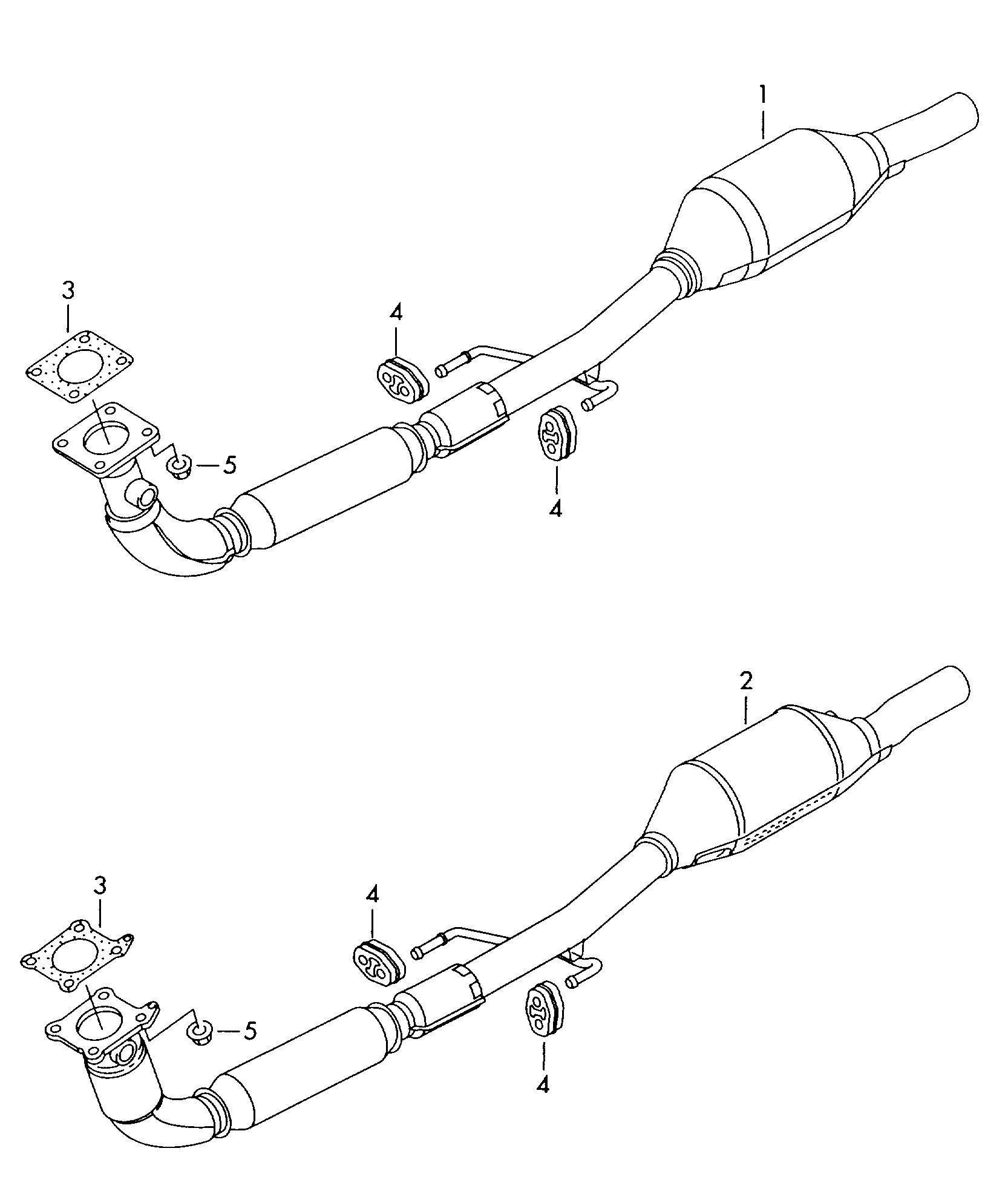 Mercedes-Benz 6N0253058PX - Exhaust pipe with catalyst furqanavto.az