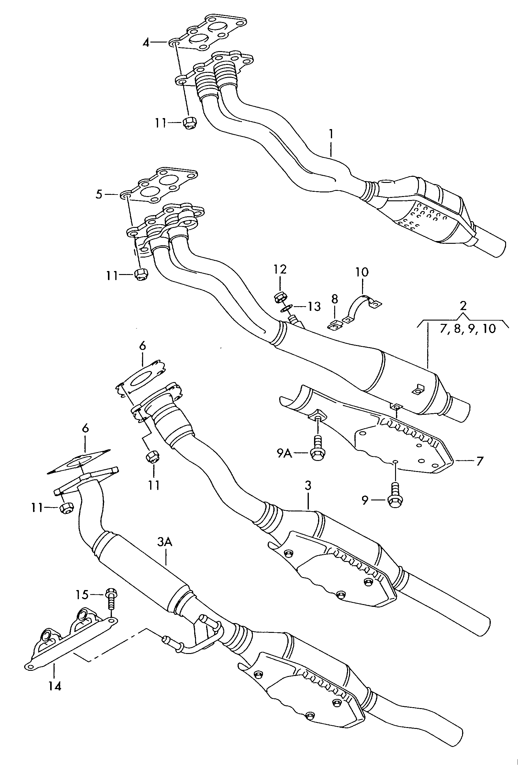 VAG 1J0254502RX - Katalitik çevirici furqanavto.az