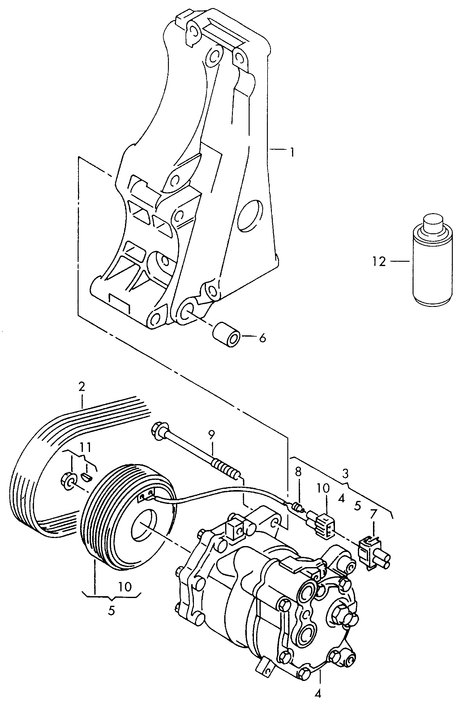 OM 6Q0820803D - Kompressor, kondisioner furqanavto.az