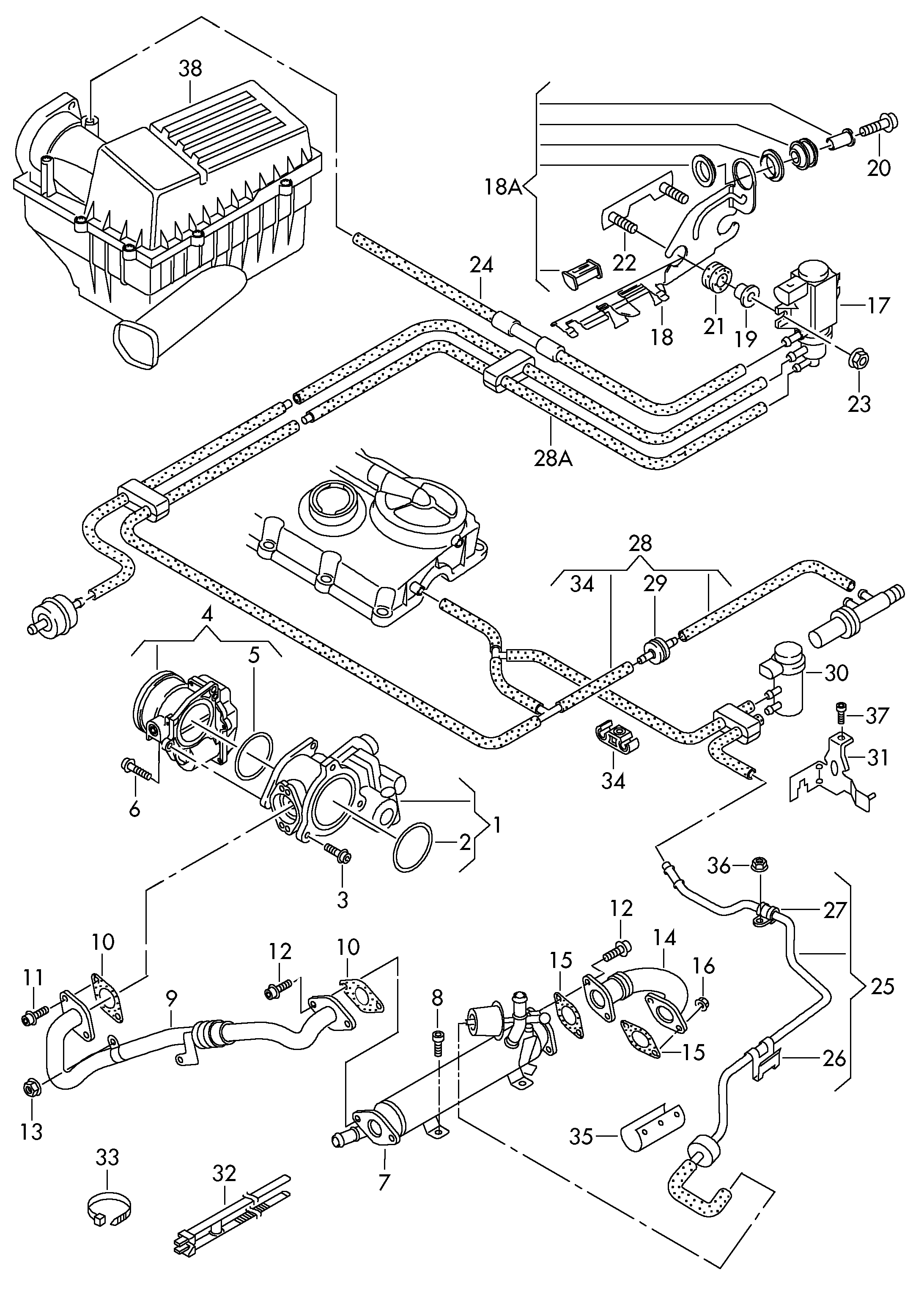 Seat 03L 128 063 E - Trottle gövdəsi furqanavto.az