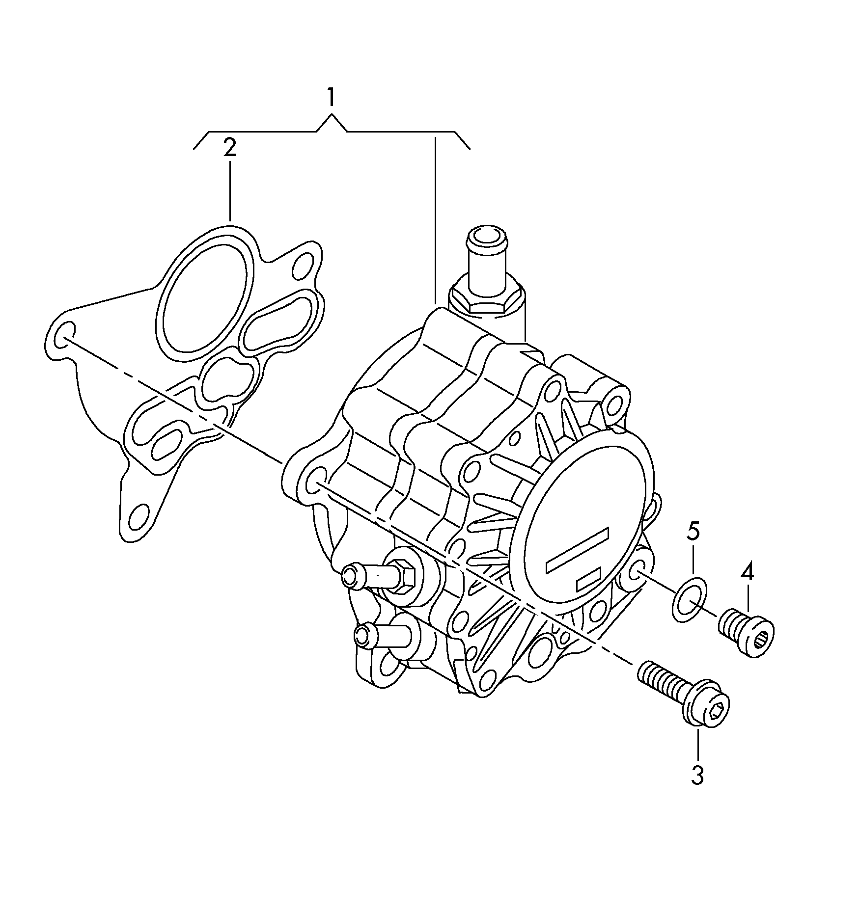 AUDI 03G 145 209 D - Vakuum nasosu, əyləc sistemi furqanavto.az