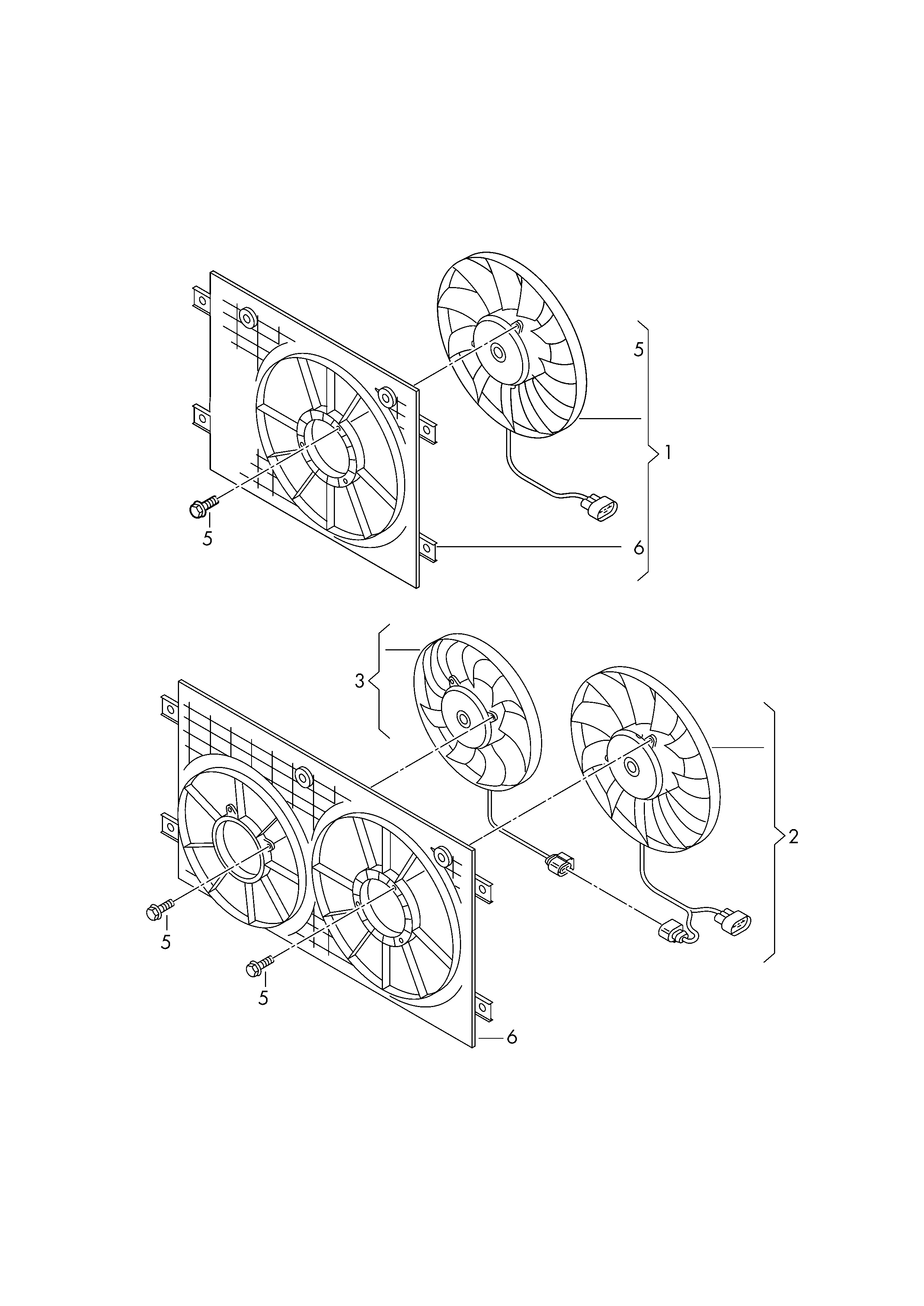 VW 1K0 959 455 EA - Fen, radiator furqanavto.az