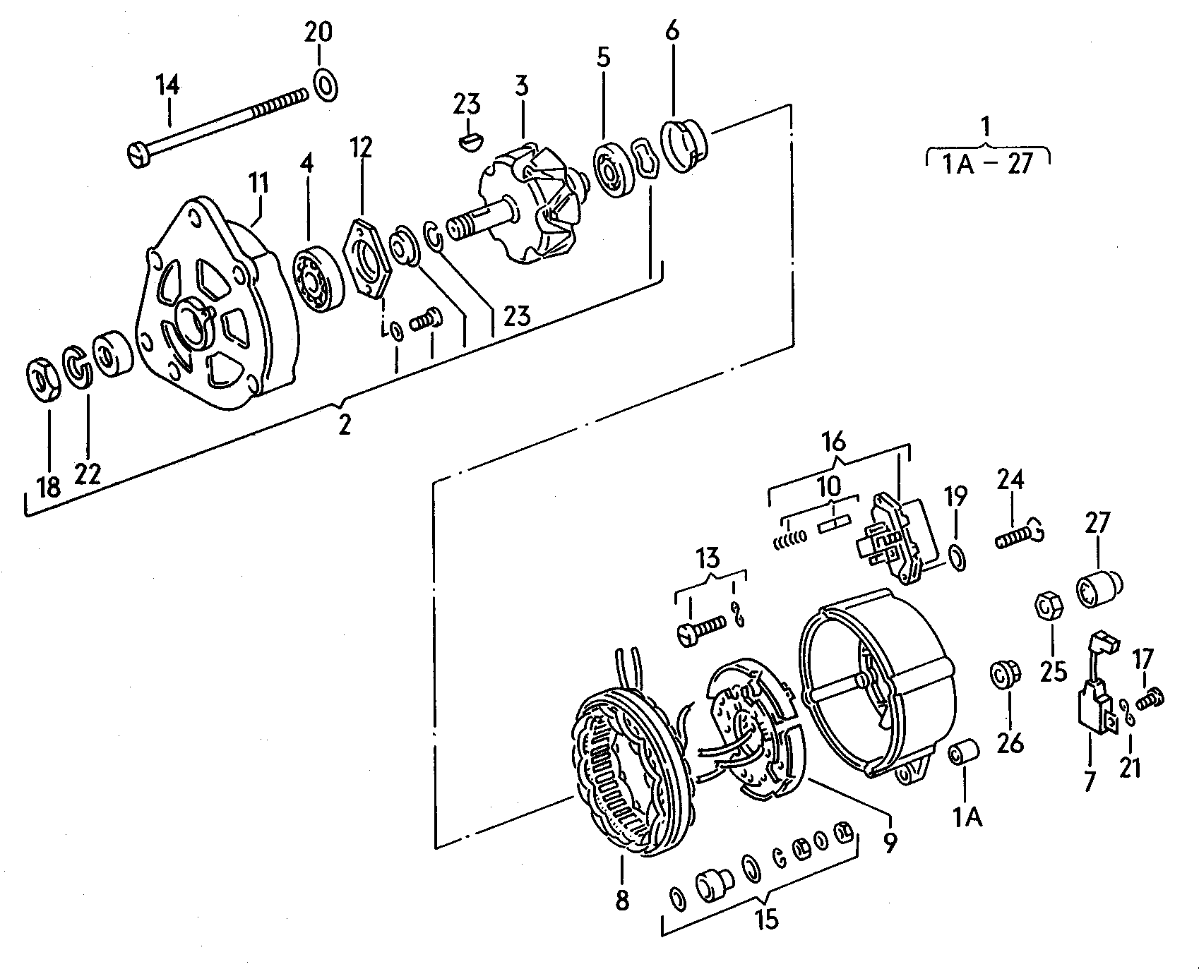 Skoda 037903018 X - Alternator furqanavto.az