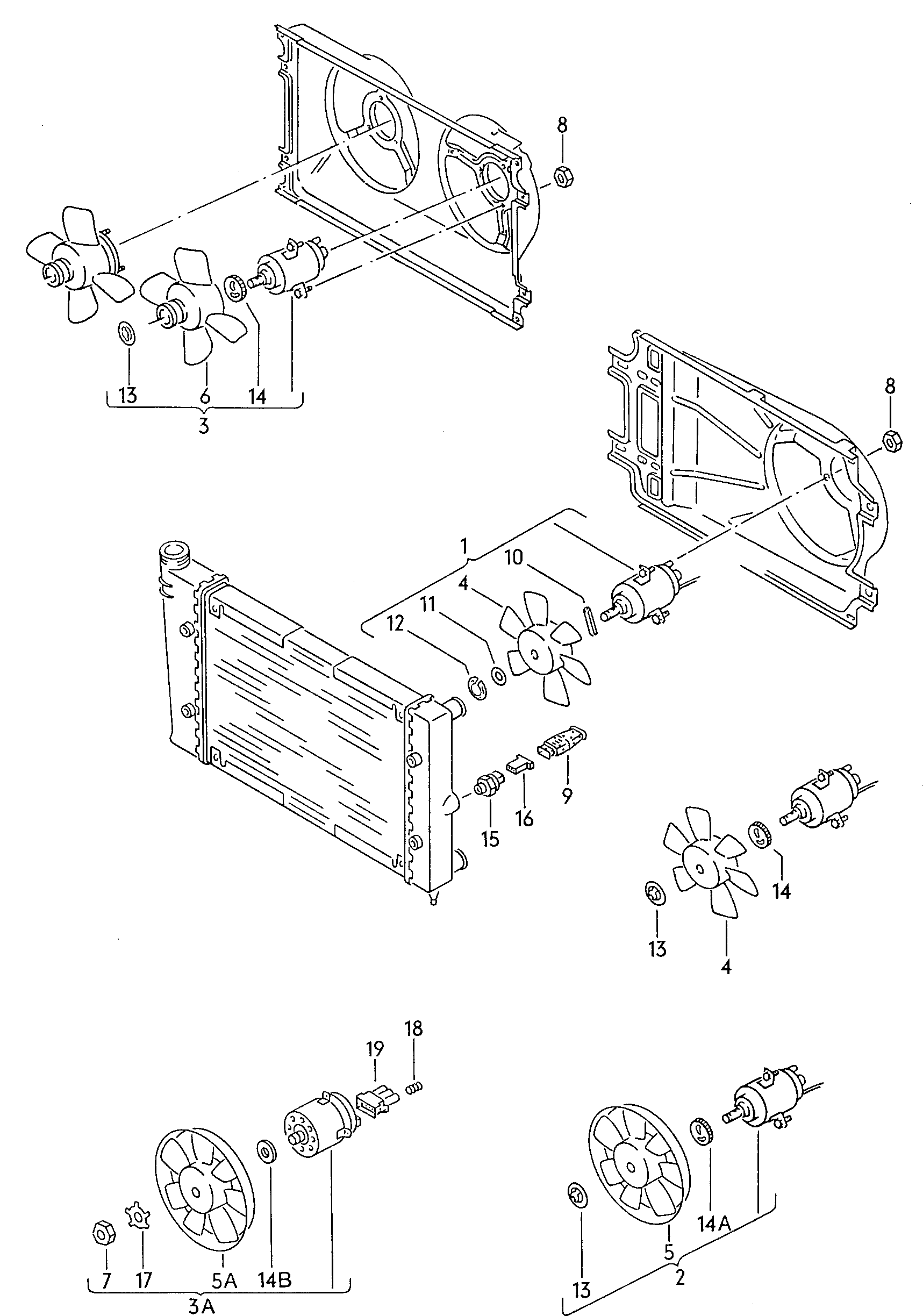 VAG 1H0 959 455 D - Fen, radiator www.furqanavto.az