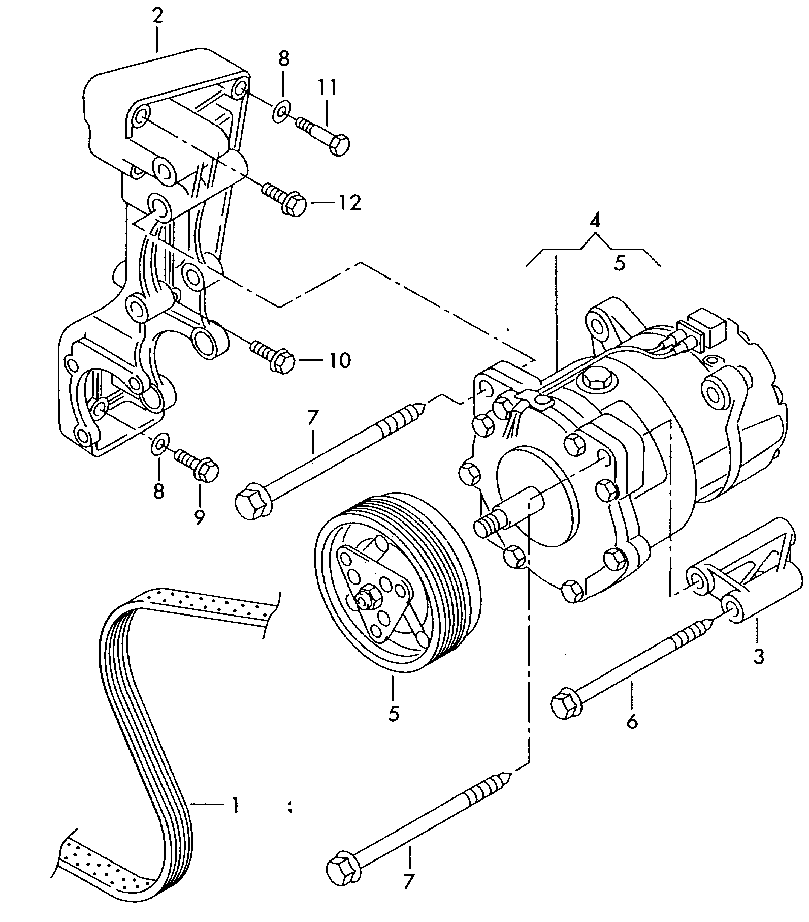 VAG 7D0820805L - Kompressor, kondisioner furqanavto.az