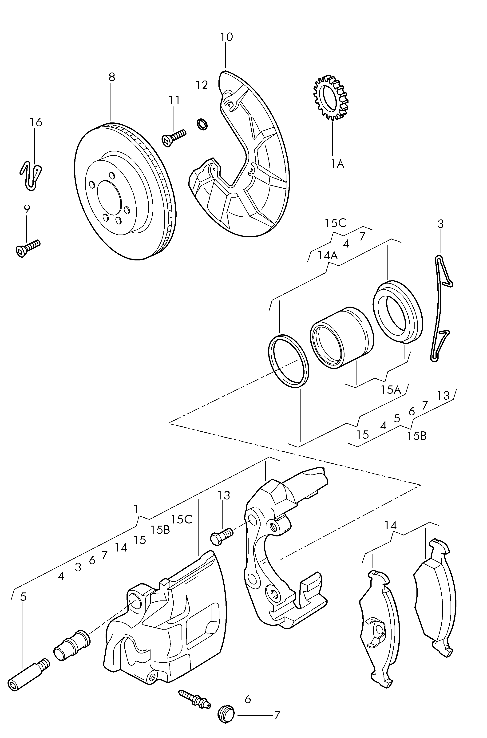 VAG 377698471A - Piston, əyləc kaliperi furqanavto.az