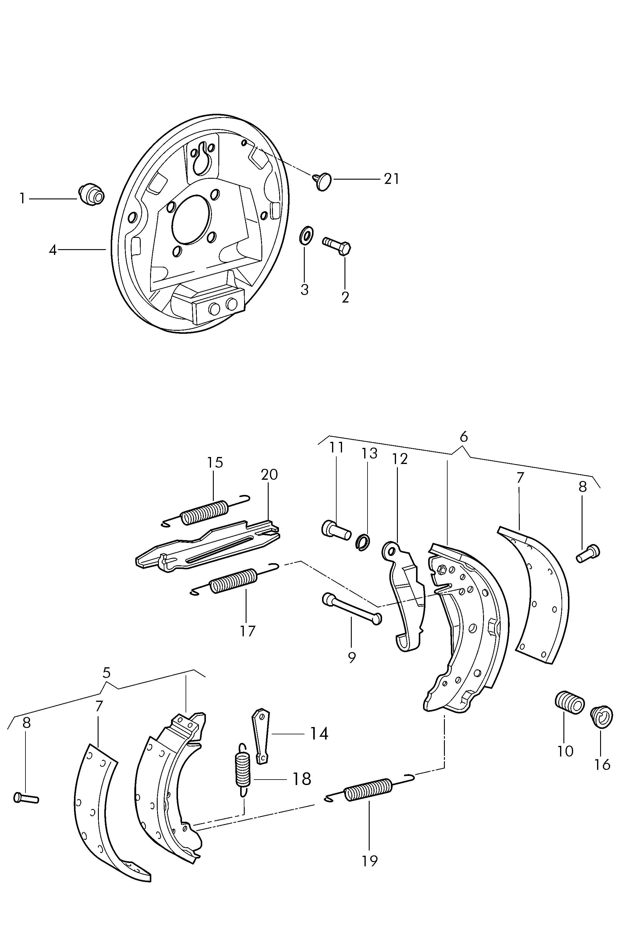 VW 5U0698525B - Əyləc Başlığı Dəsti furqanavto.az