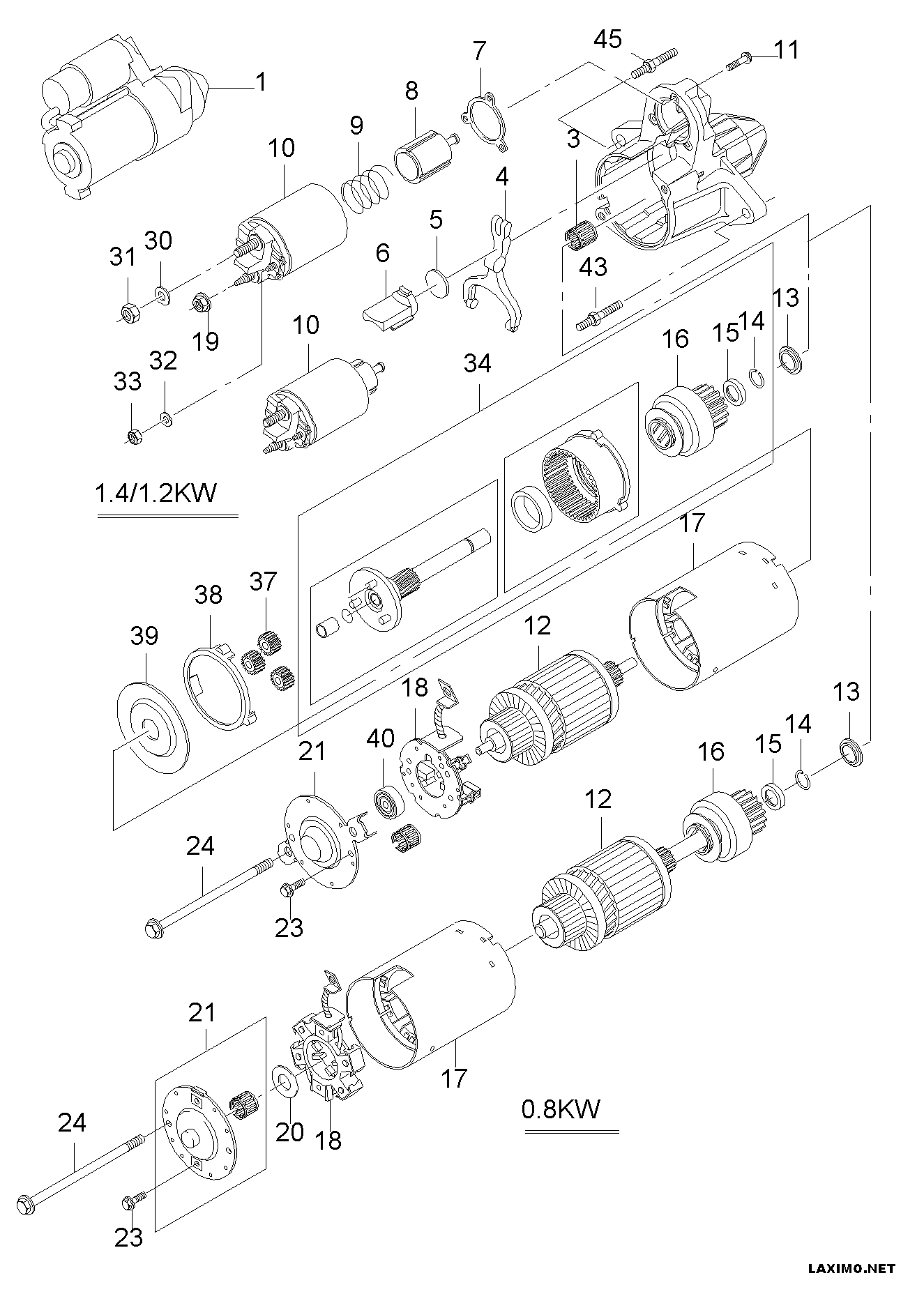 DAEWOO 96208781 - STARTER furqanavto.az