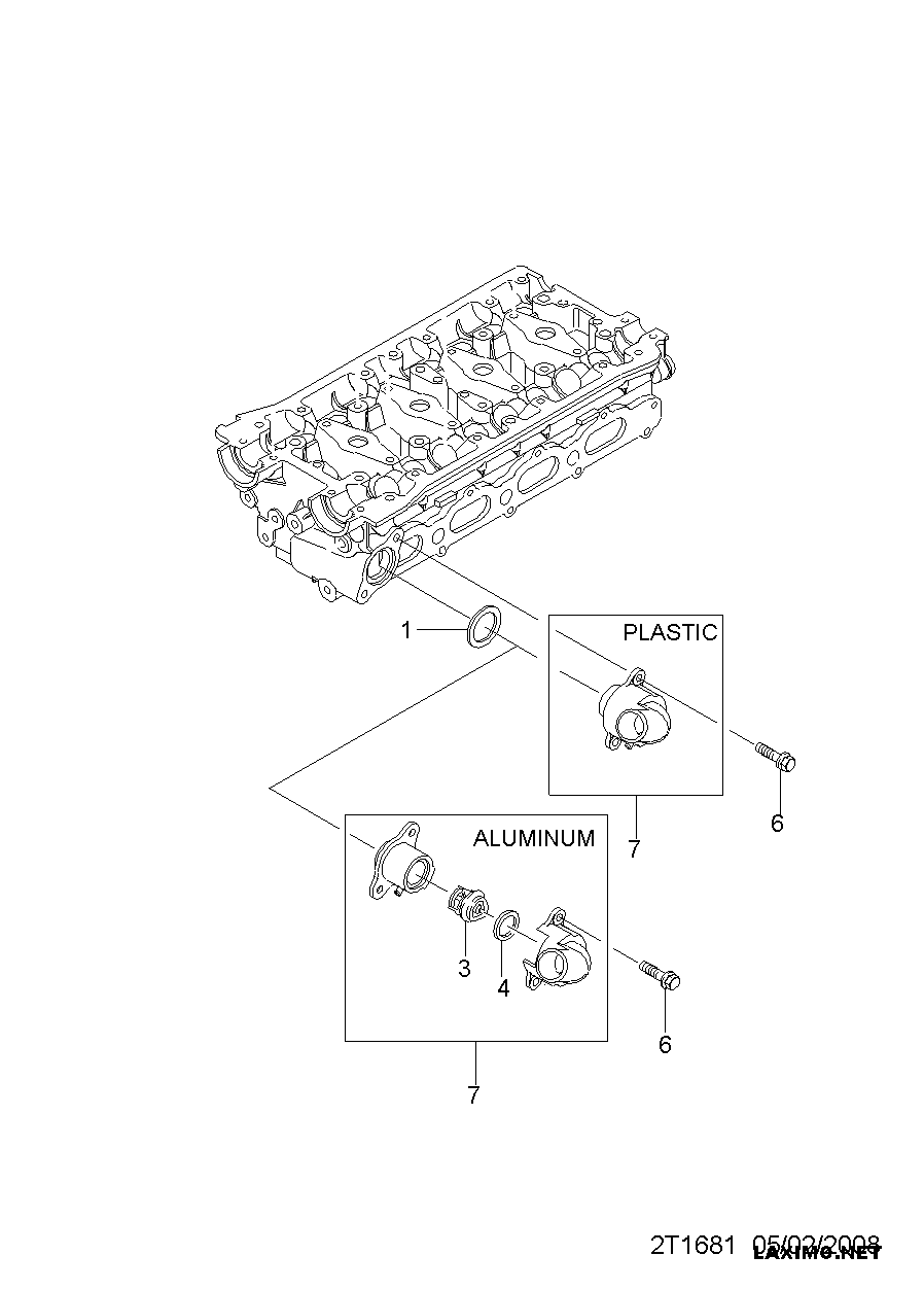 Vauxhall 96282726 - Termostat, soyuducu furqanavto.az