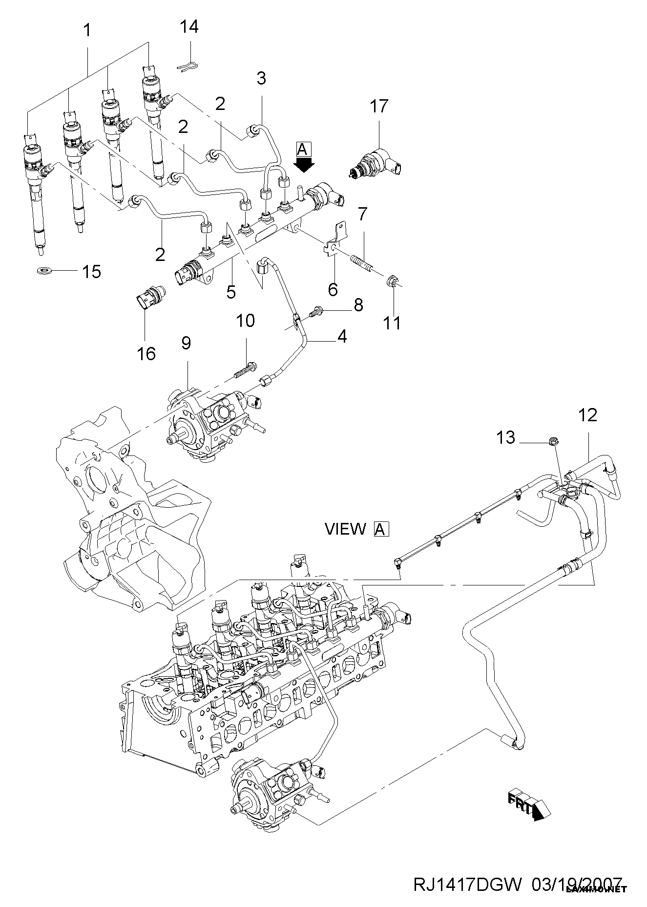 DAEWOO 93740776 - Düzləşdirici, alternator furqanavto.az