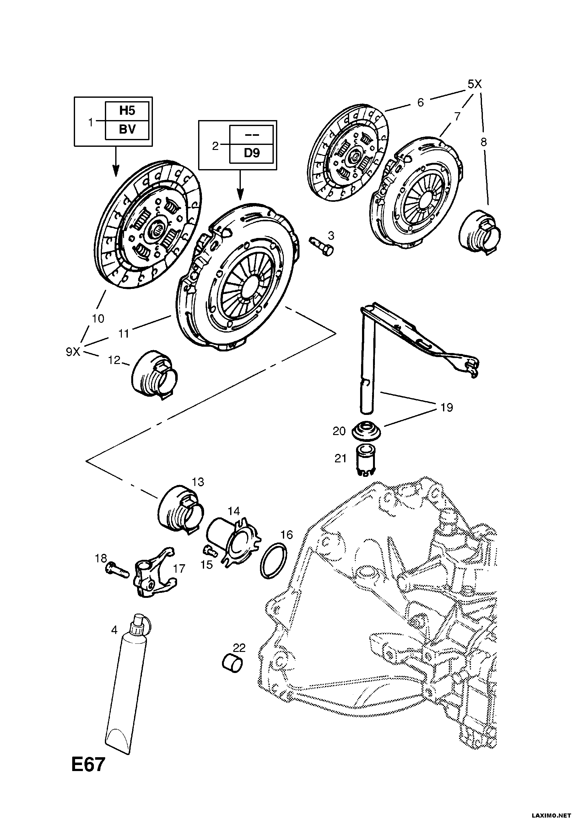 Opel 6 66 119 - Debriyaj təzyiq lövhəsi furqanavto.az