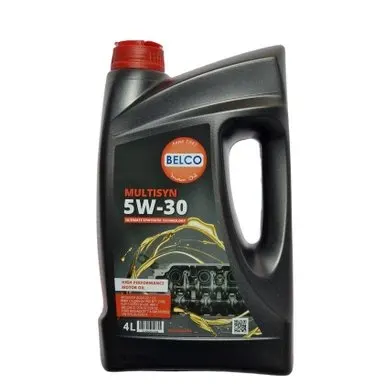 ENGINE OIL 5W30-4L MULTISYN BELCO