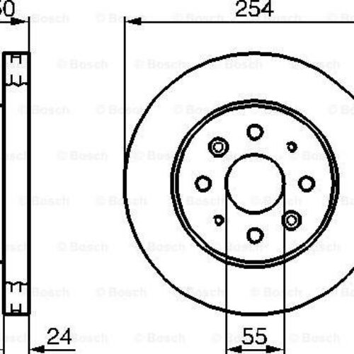 BOSCH 0 986 479 231 – Əyləc Diski