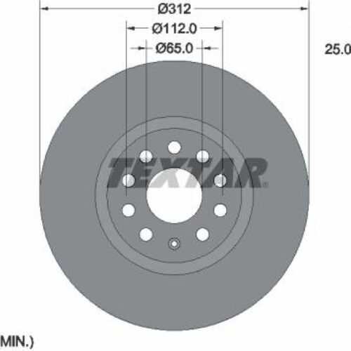 Textar 92120505 – Əyləc Diski